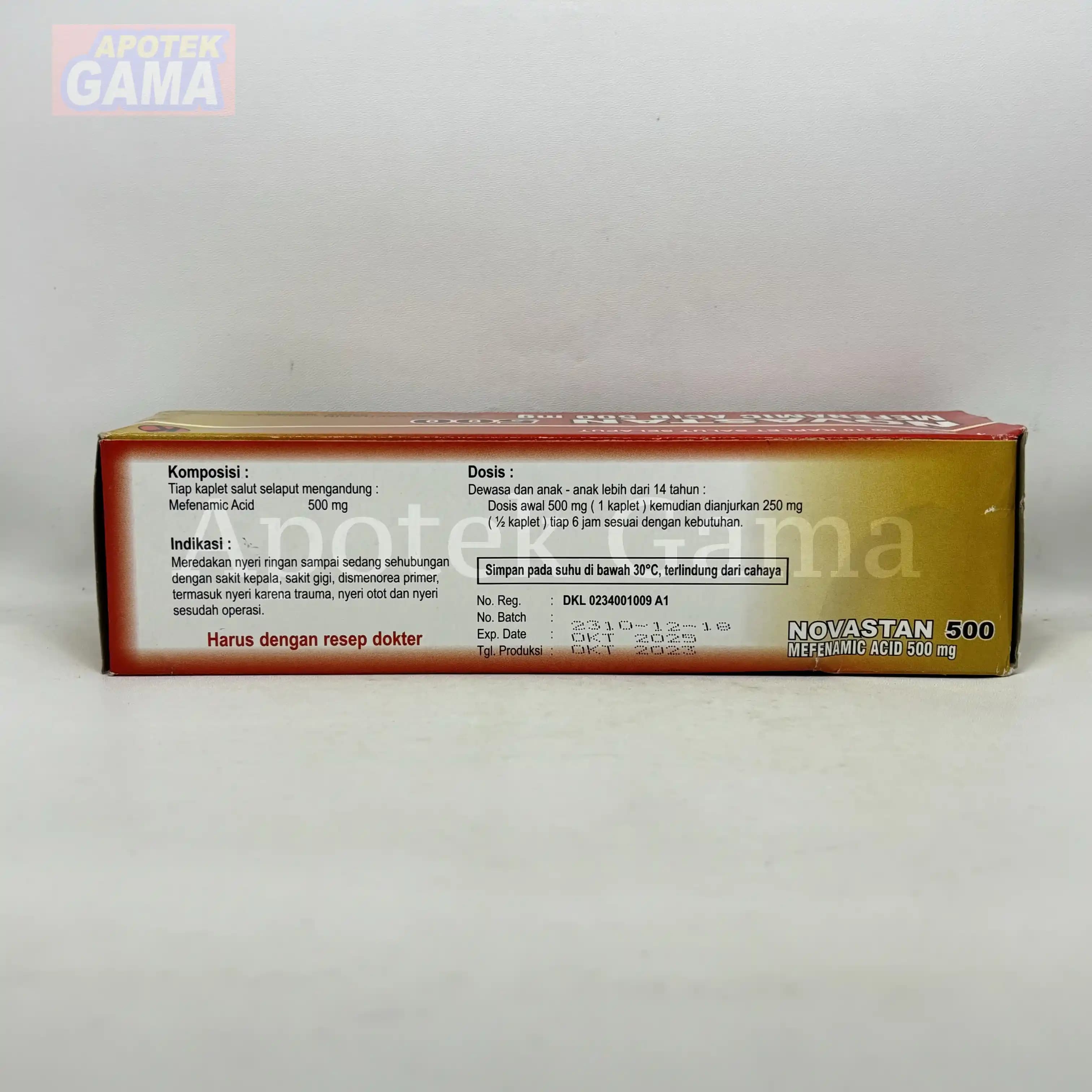 NOVASTAN KAP 500MG 3