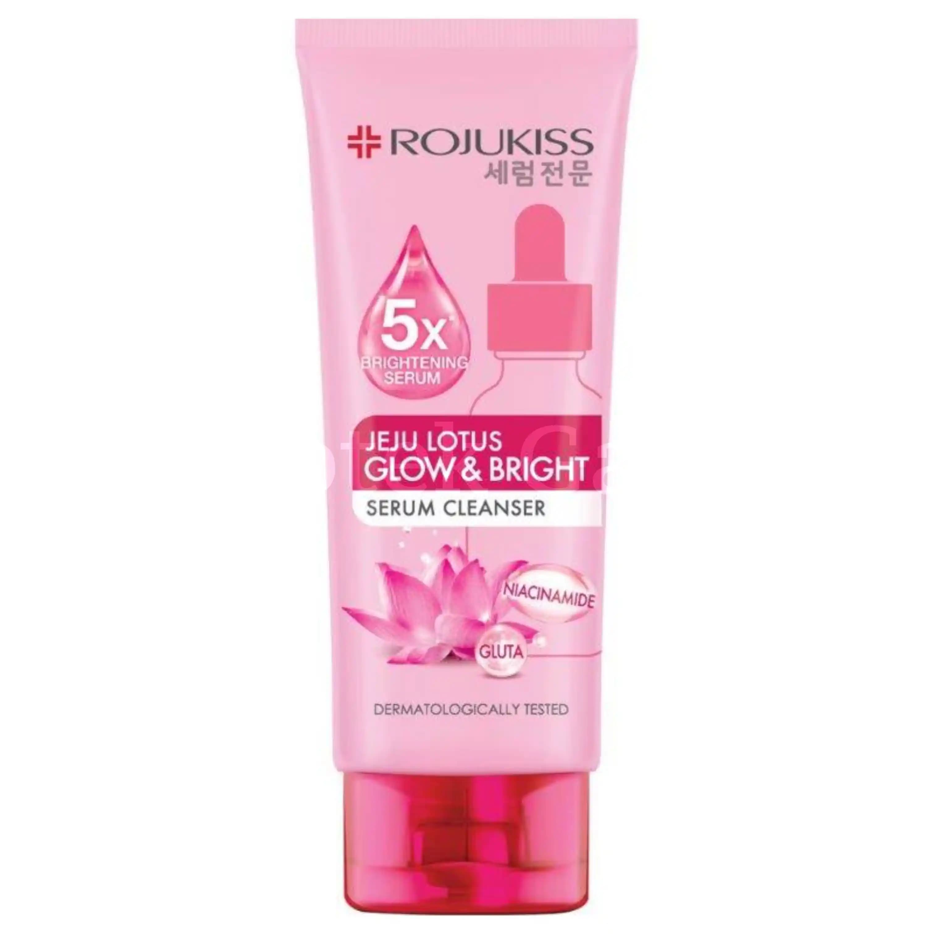 ROJUKISS JEJU LOTUS GLOW & BRIGHT SERUM CLEANSER 5X BRIGHTENING SERUM 100ML