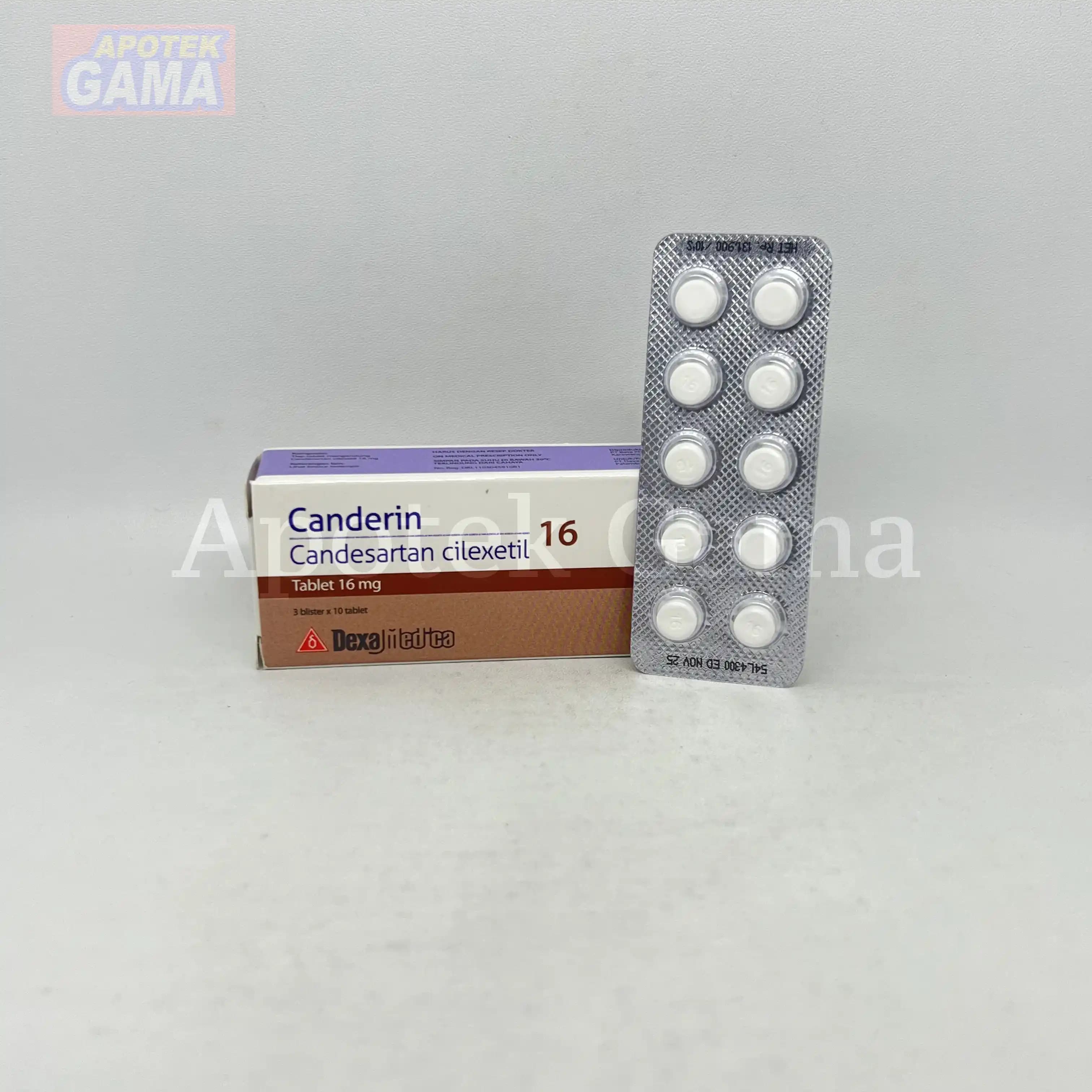 CANDERIN 16 MG TAB 4