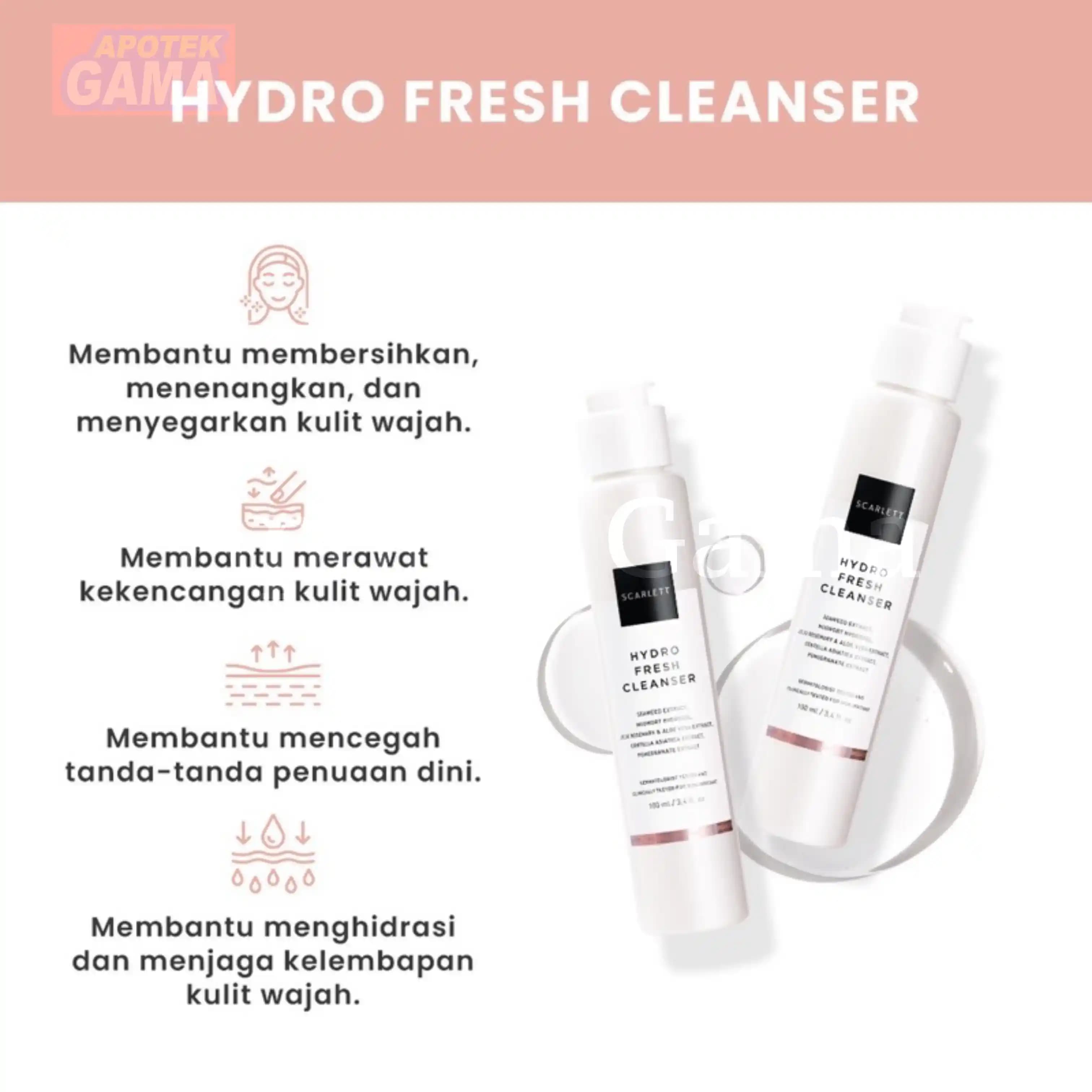 SCARLETT AGE DELAY HYDRO FRESH CLEANSER 100ML
