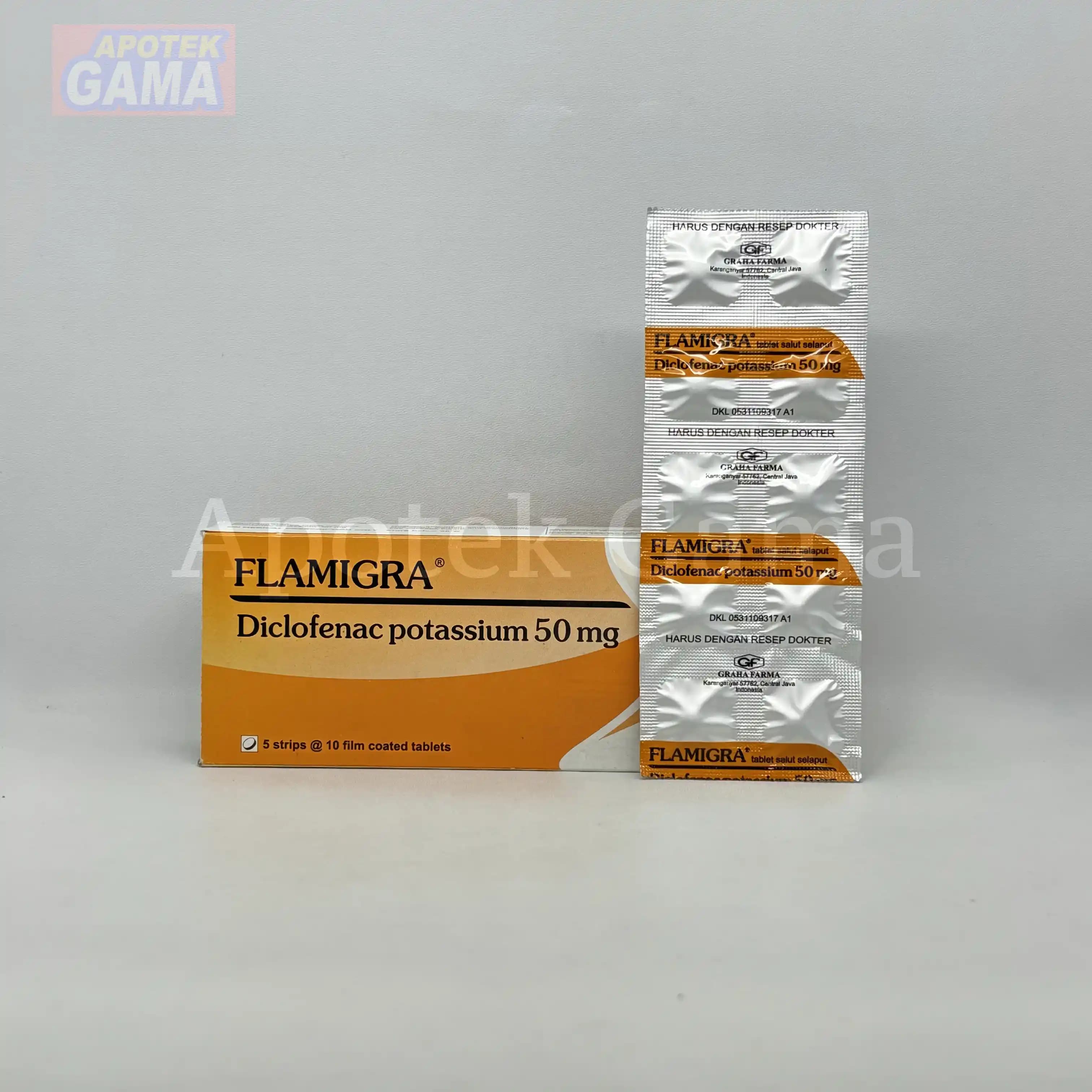 FLAMIGRA TAB 50MG 3