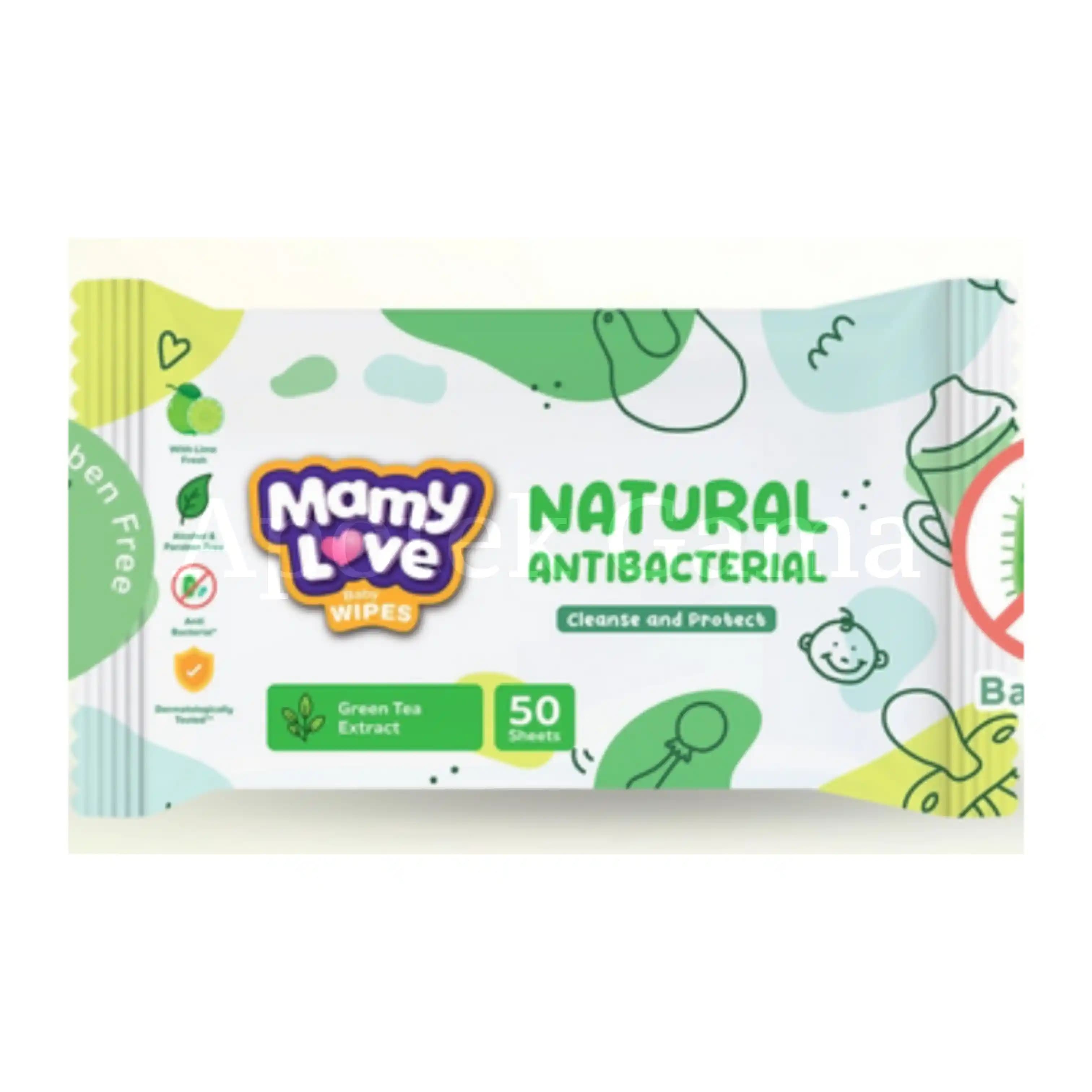 MAMYLOVE NATURAL GREEN TEA 50S