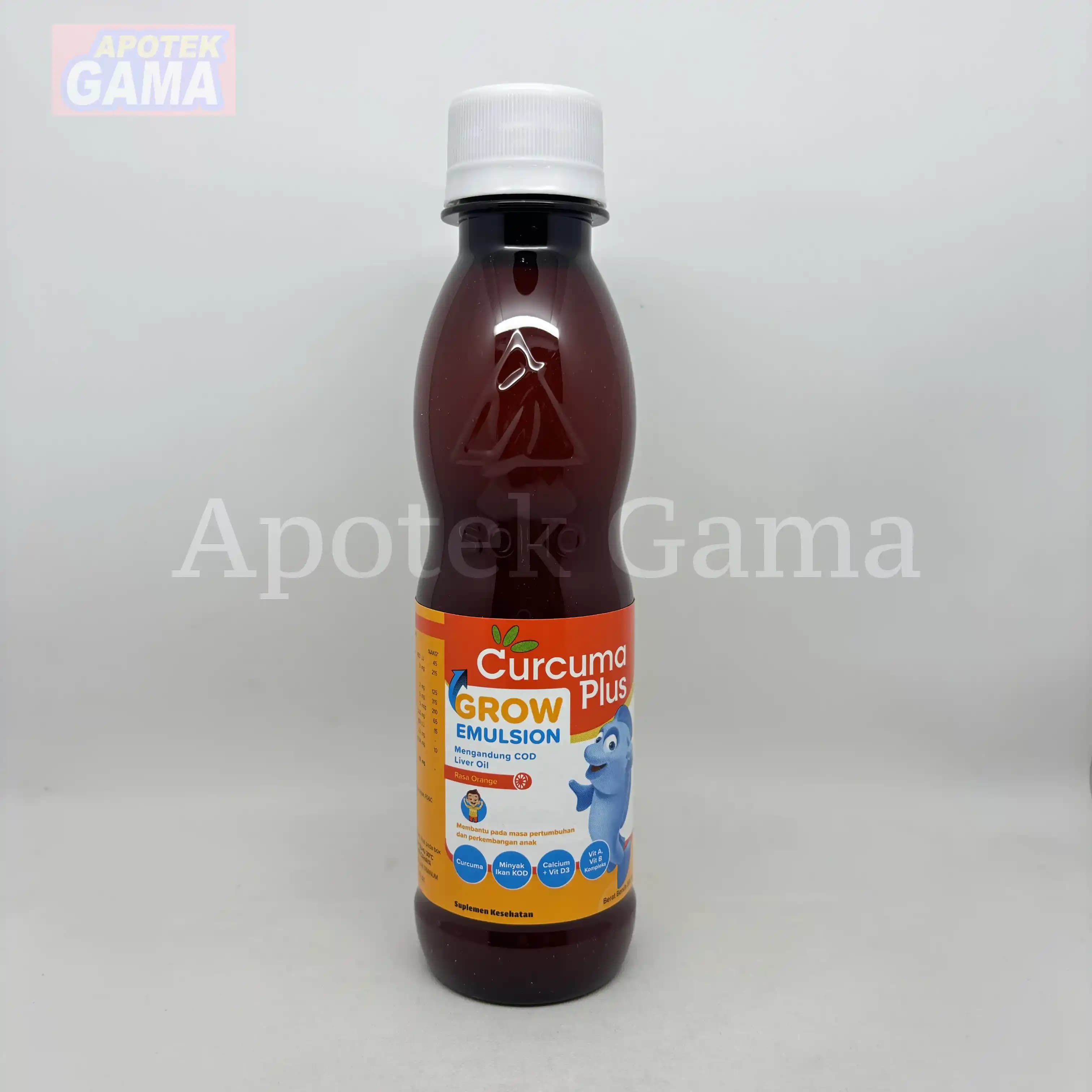 CURCUMA PLUS GROW EMULSION JERUK 200ML 2