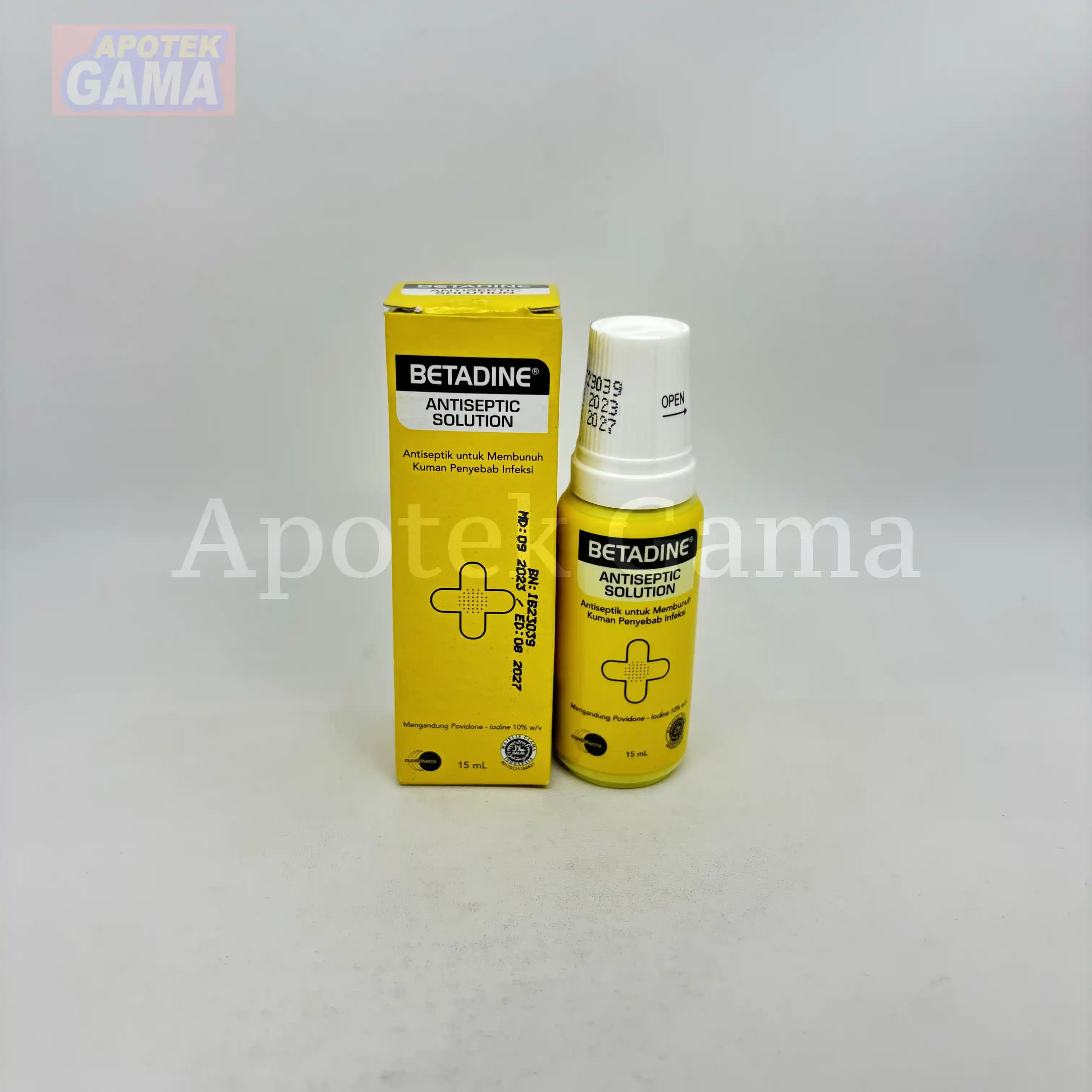 BETADINE SOL 15 ML 5