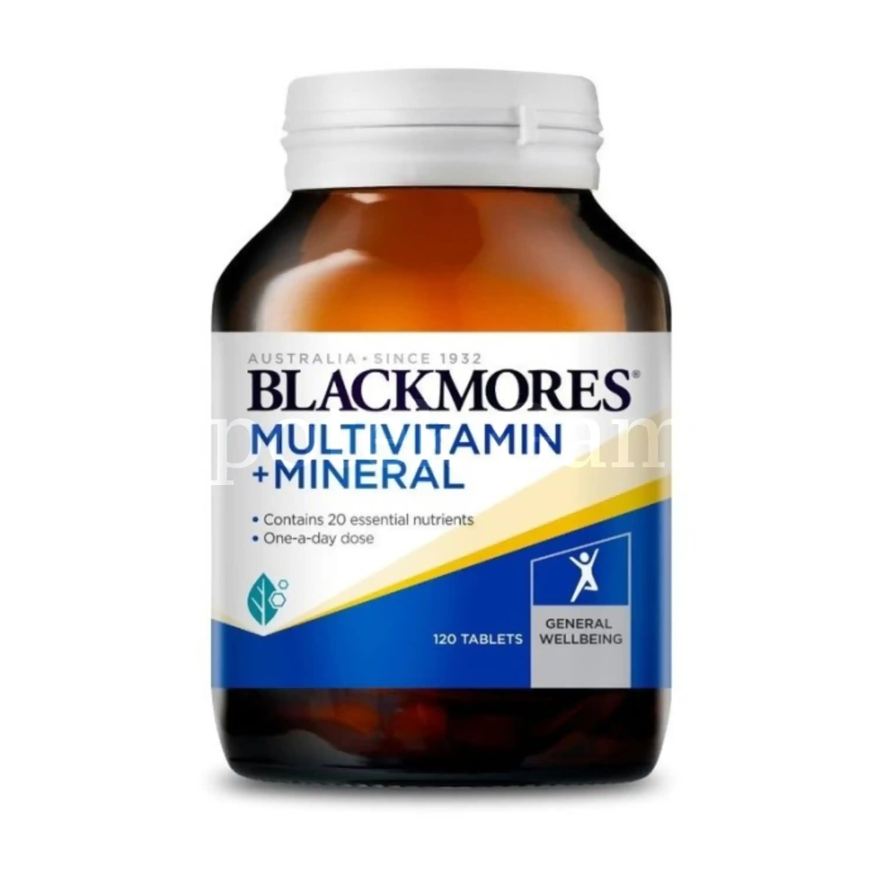 BLACKMORES MULTIVITAMINS+MINERALS 120S