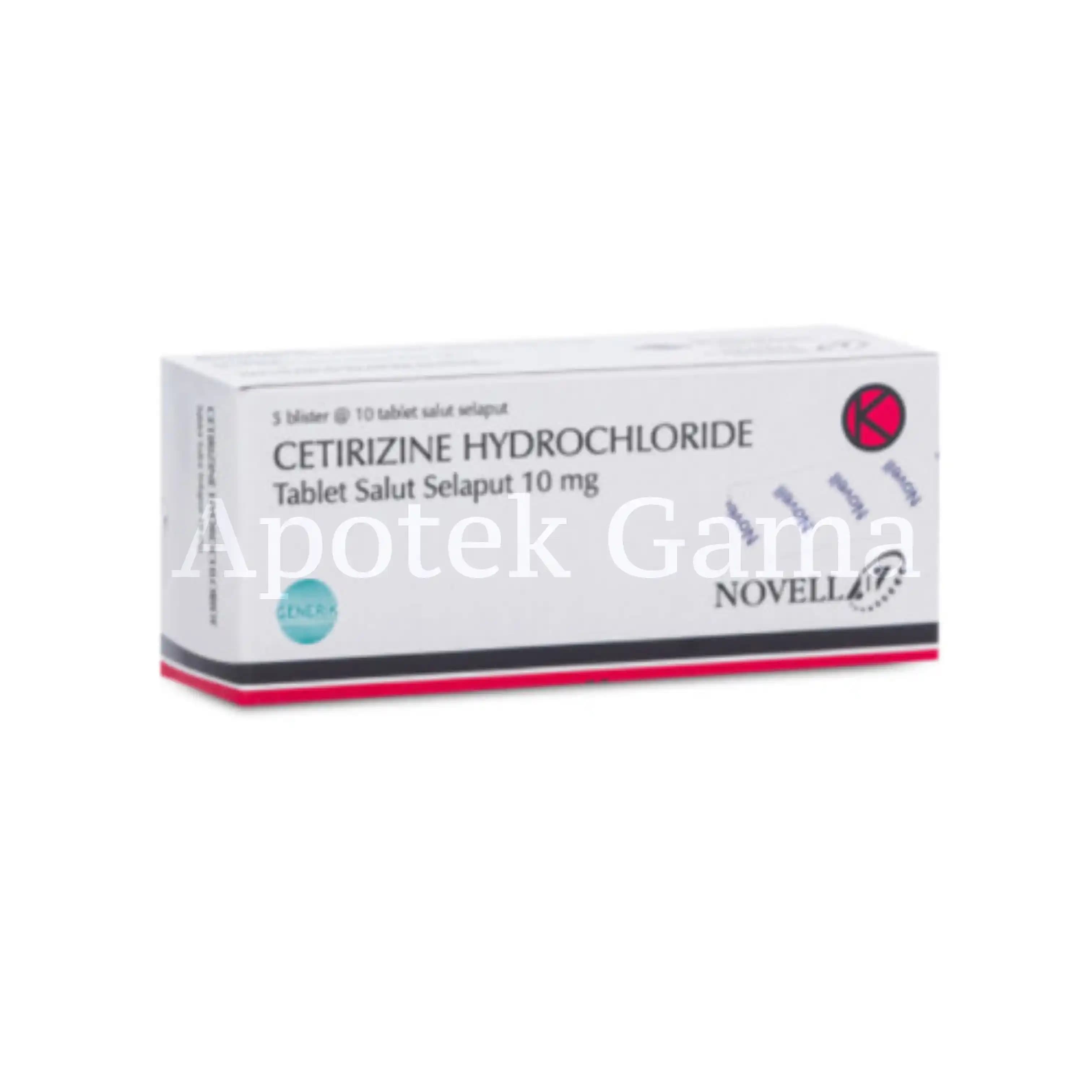 CETIRIZINE TABLET NOVEL