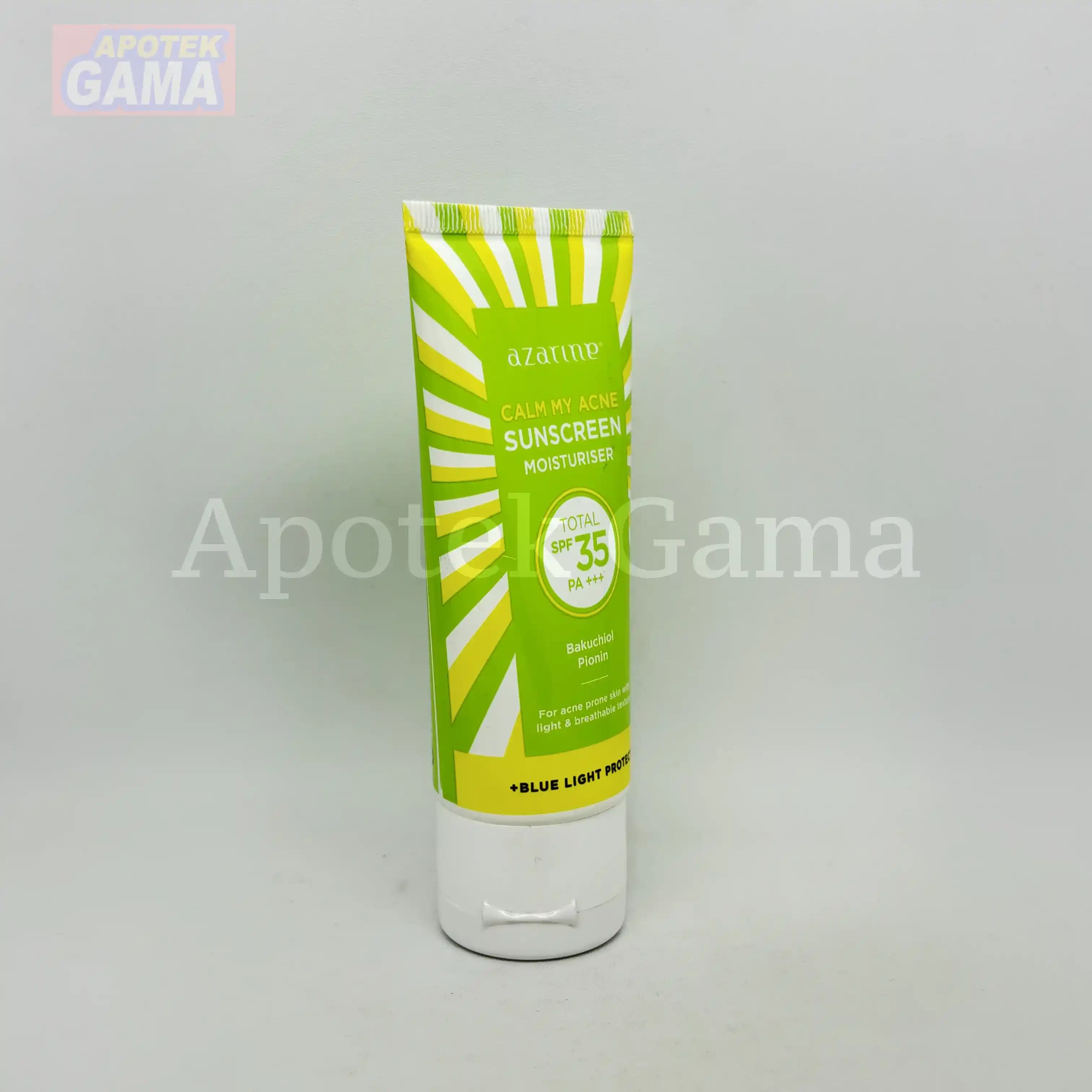 AZARINE CLAM MY ACNE SUNSCREEN MOISTRUIZER SPF 35++ 40 ML 2