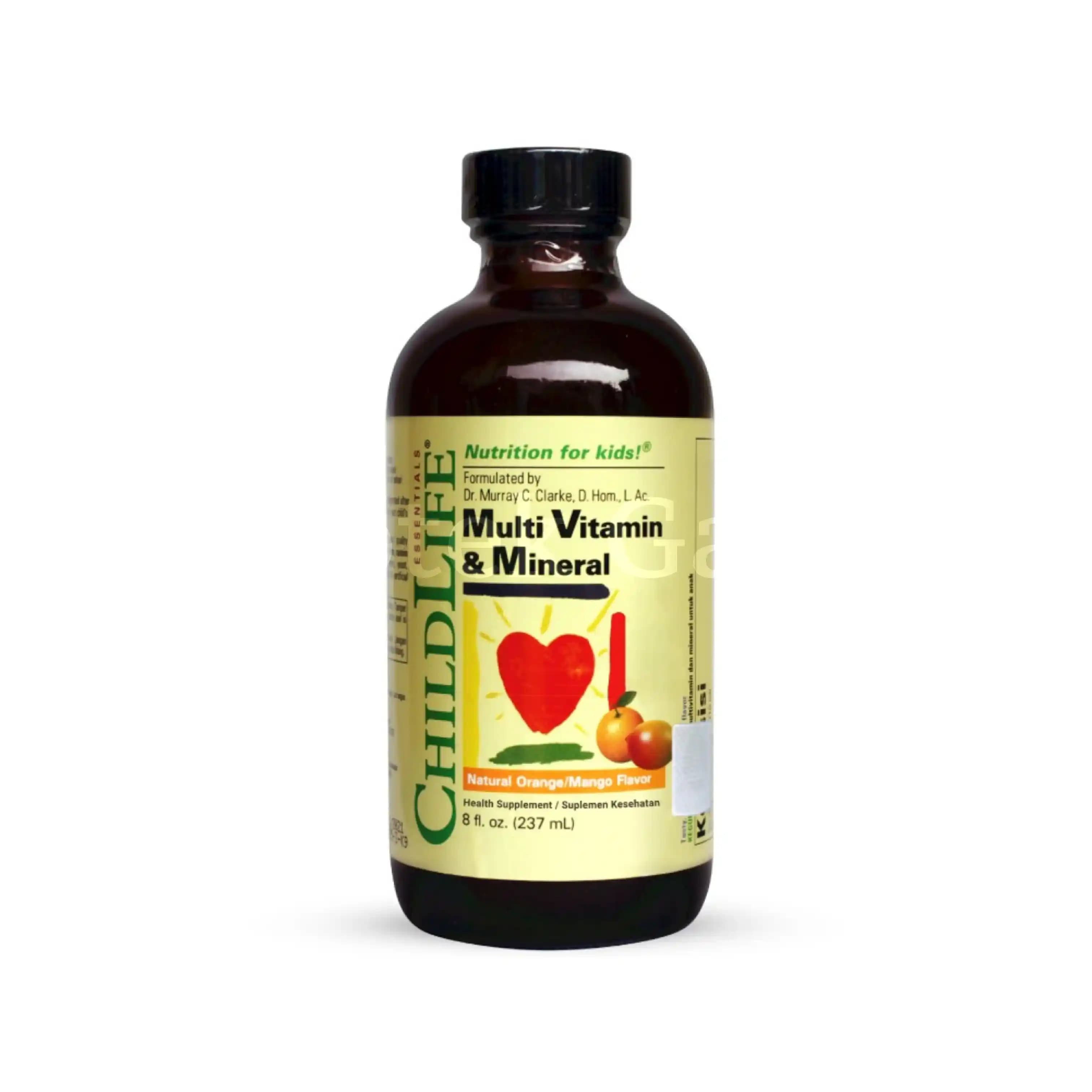CHILDLIFE MULTIVITAMIN & MINERAL 237 ML