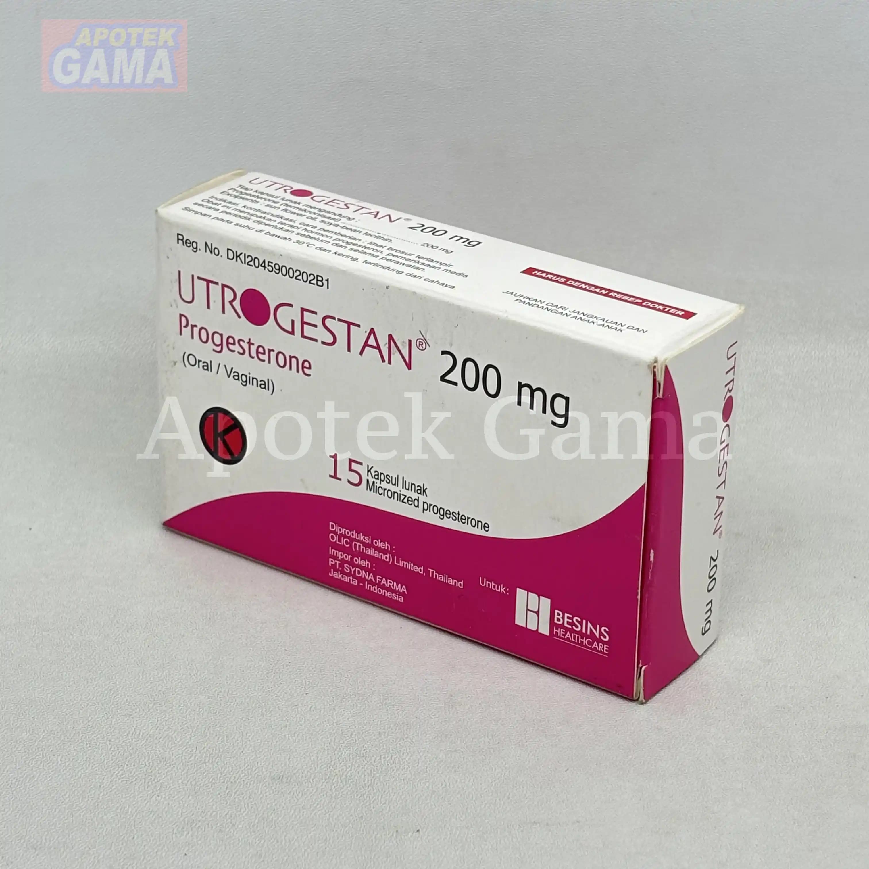 UTROGESTAN 200 MG 4