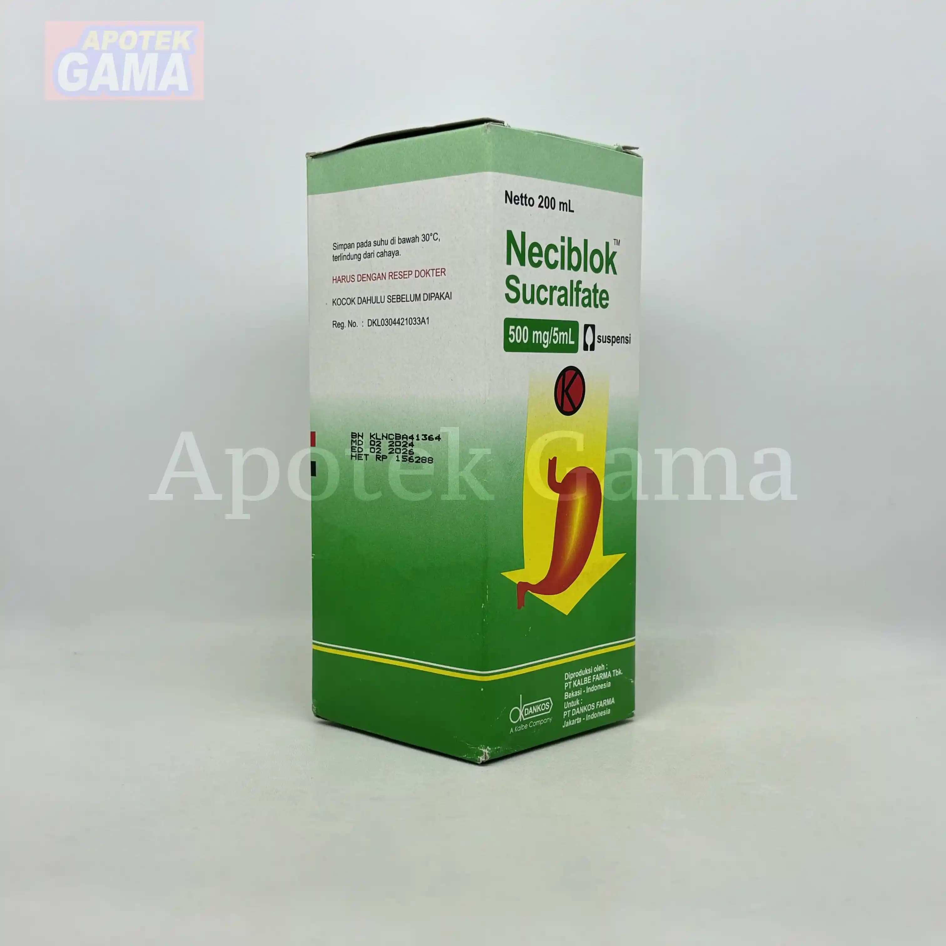 NECIBLOK 500MG/5ML SIRUP 200 ML