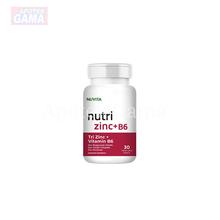 NUVITA NUTRI TRI ZINC+VITAMIN B6 30S