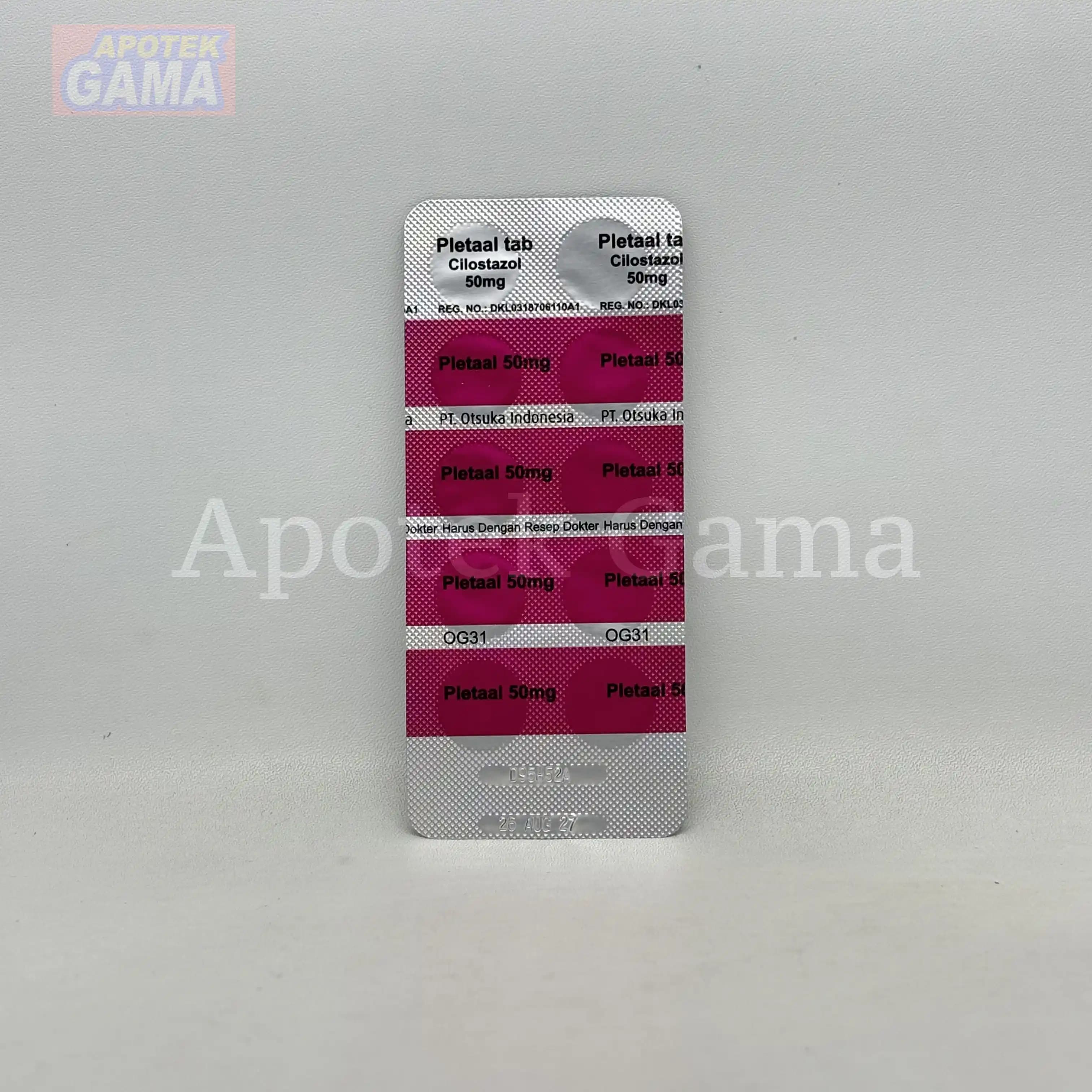 PLETAAL 50MG/100 TAB
