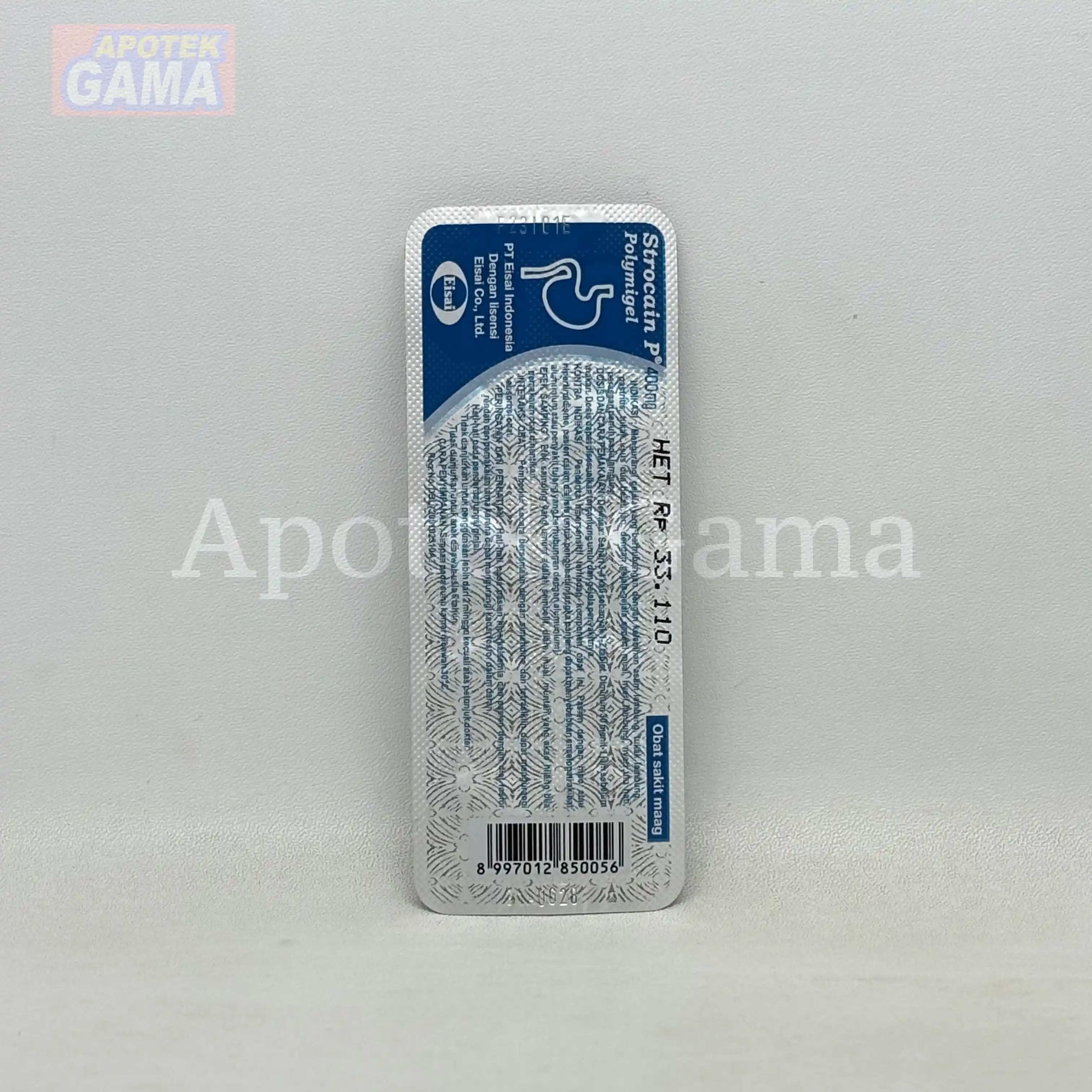 STROCAIN P TAB 400 5