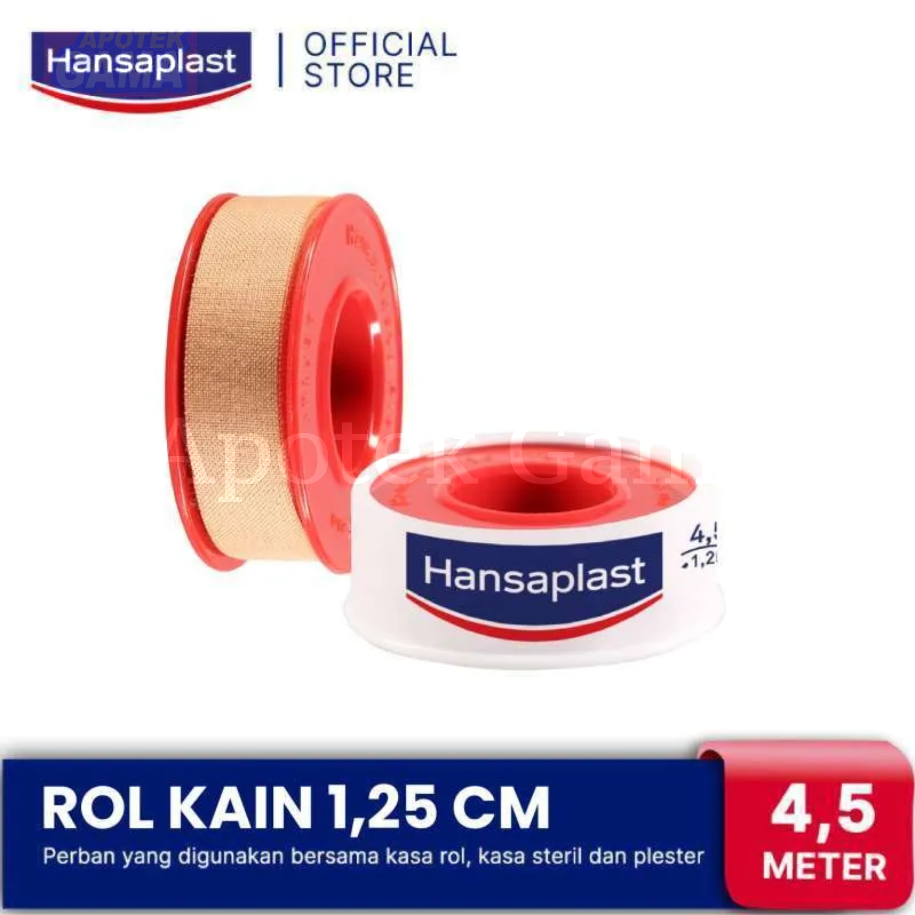 HANSAPLAST ROL 1,25CM X 4.5 M