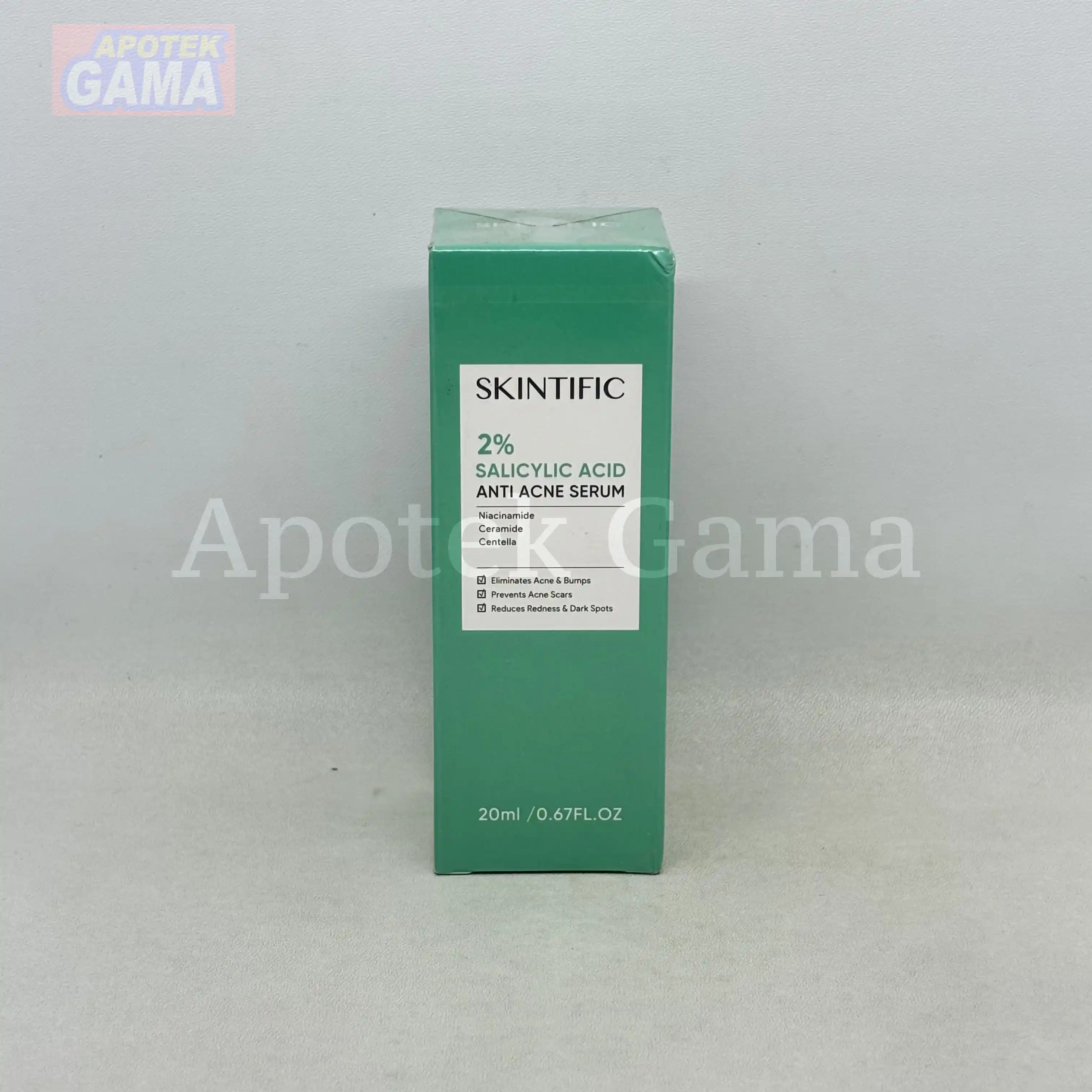 SKINTIFIC 2% SALICYLIC ACID ANTI ACNE SERUM 20ML 4