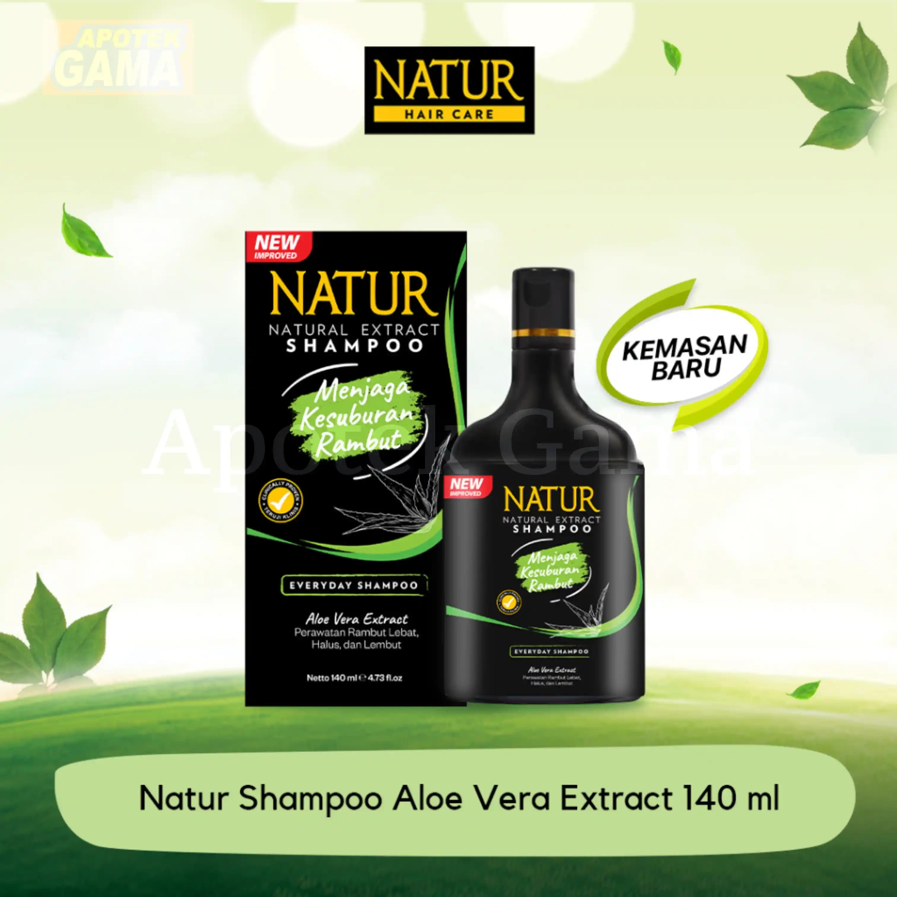 NATUR SHAMPOO ALOE VERA 140 ML 2