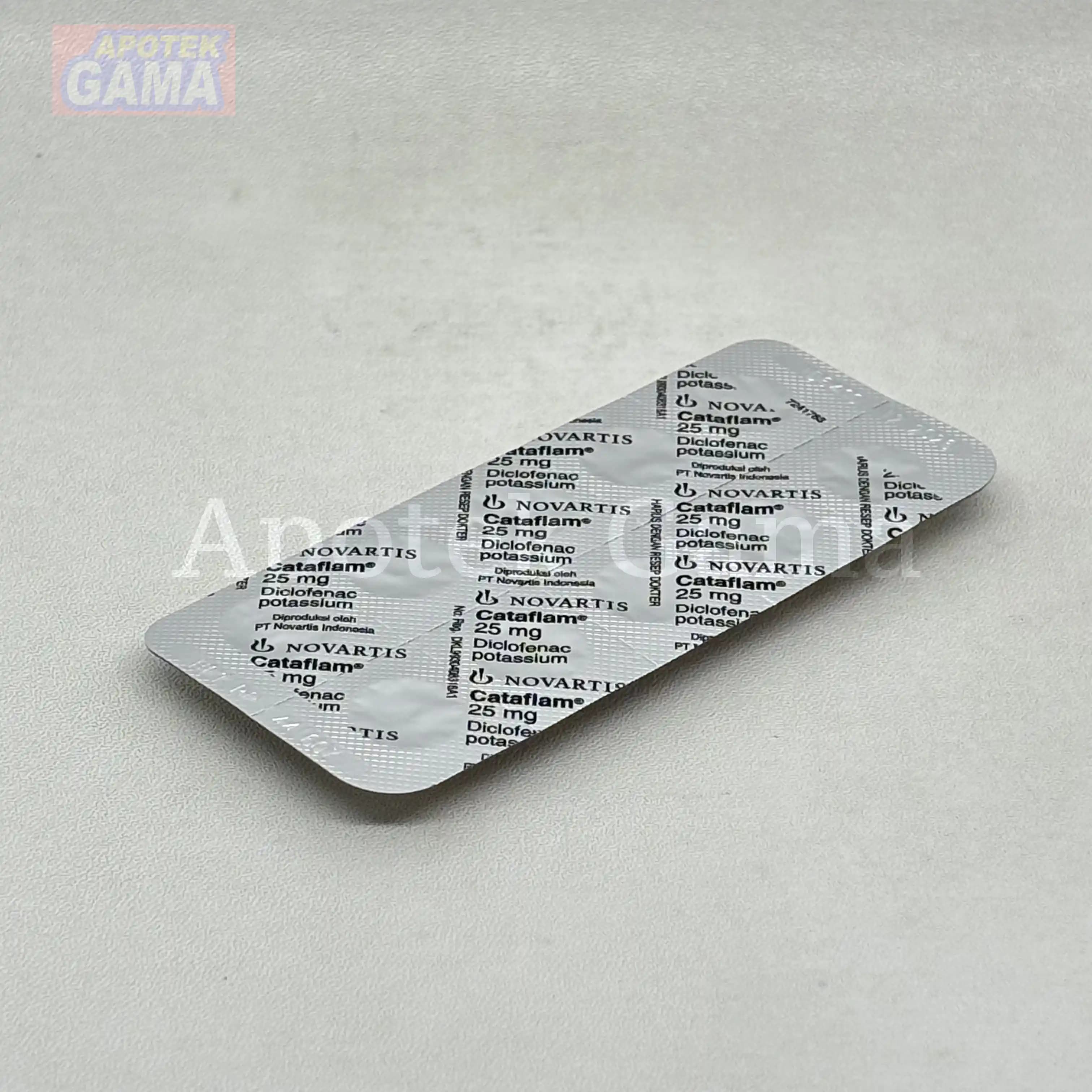 CATAFLAM TAB 25 MG 6