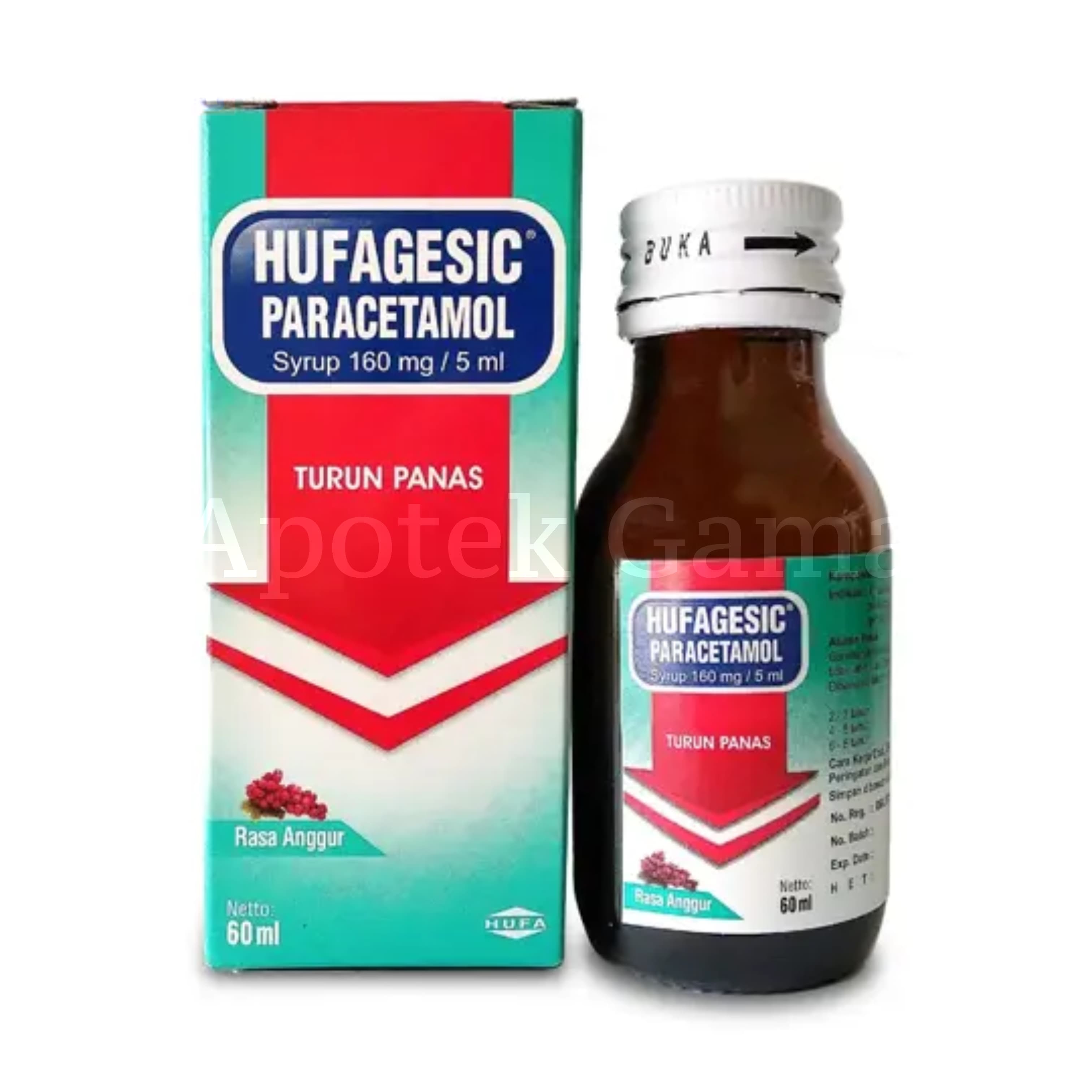 HUFAGESIC SYR 60ML