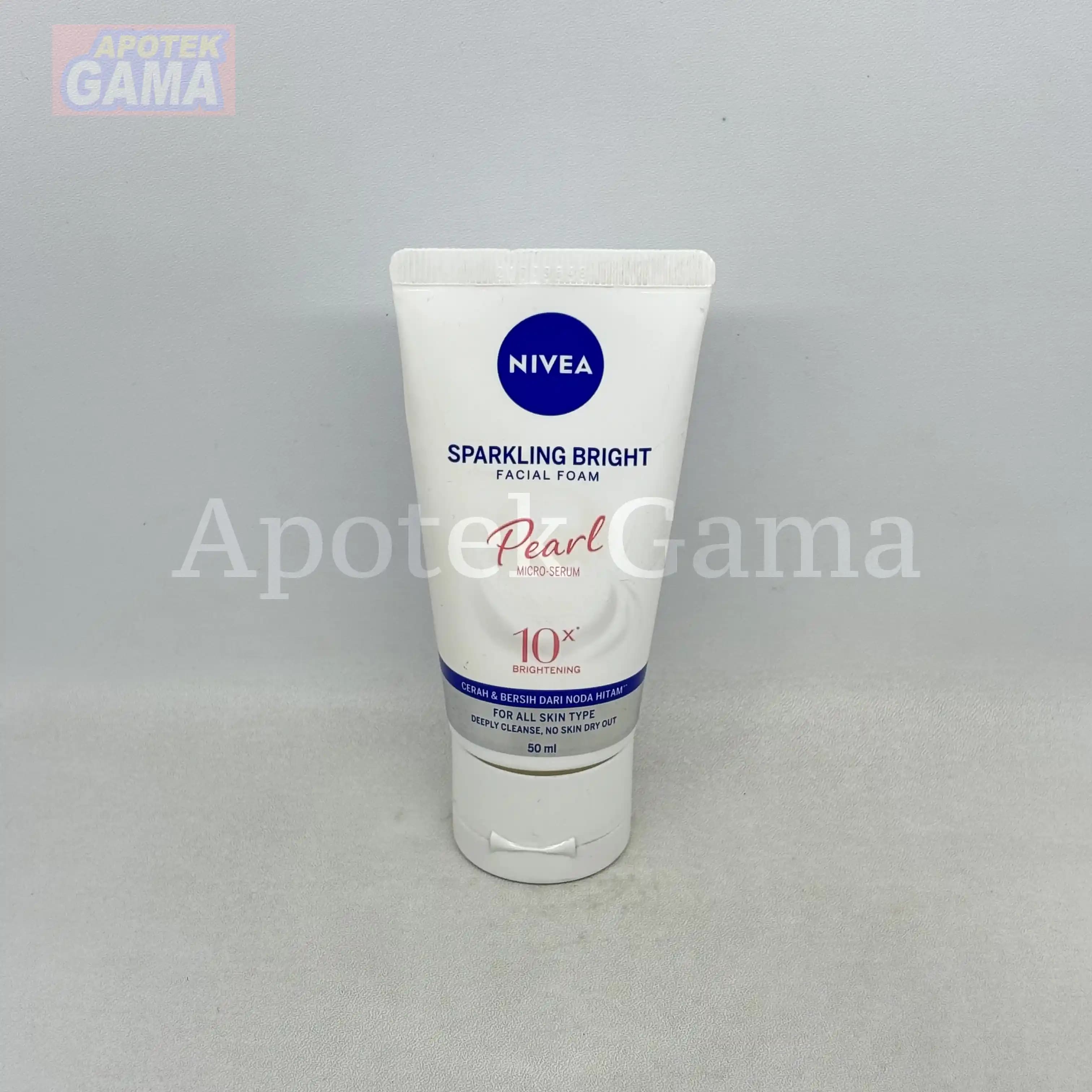 NIVEA SPARKLING WHITE FOAM 50ML 4