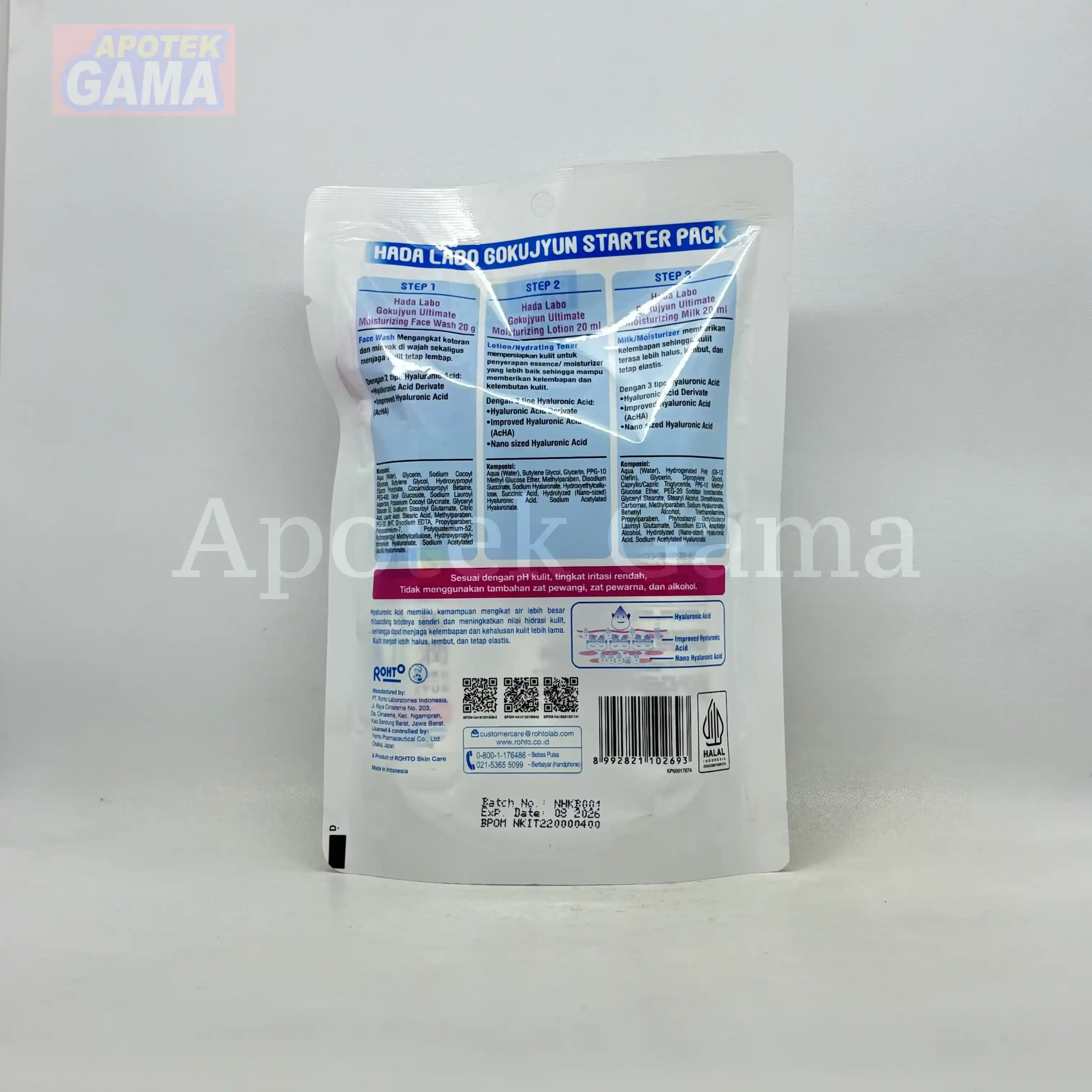 HADA LABO GOKUJYUN STARTER PACK 20 GR 2