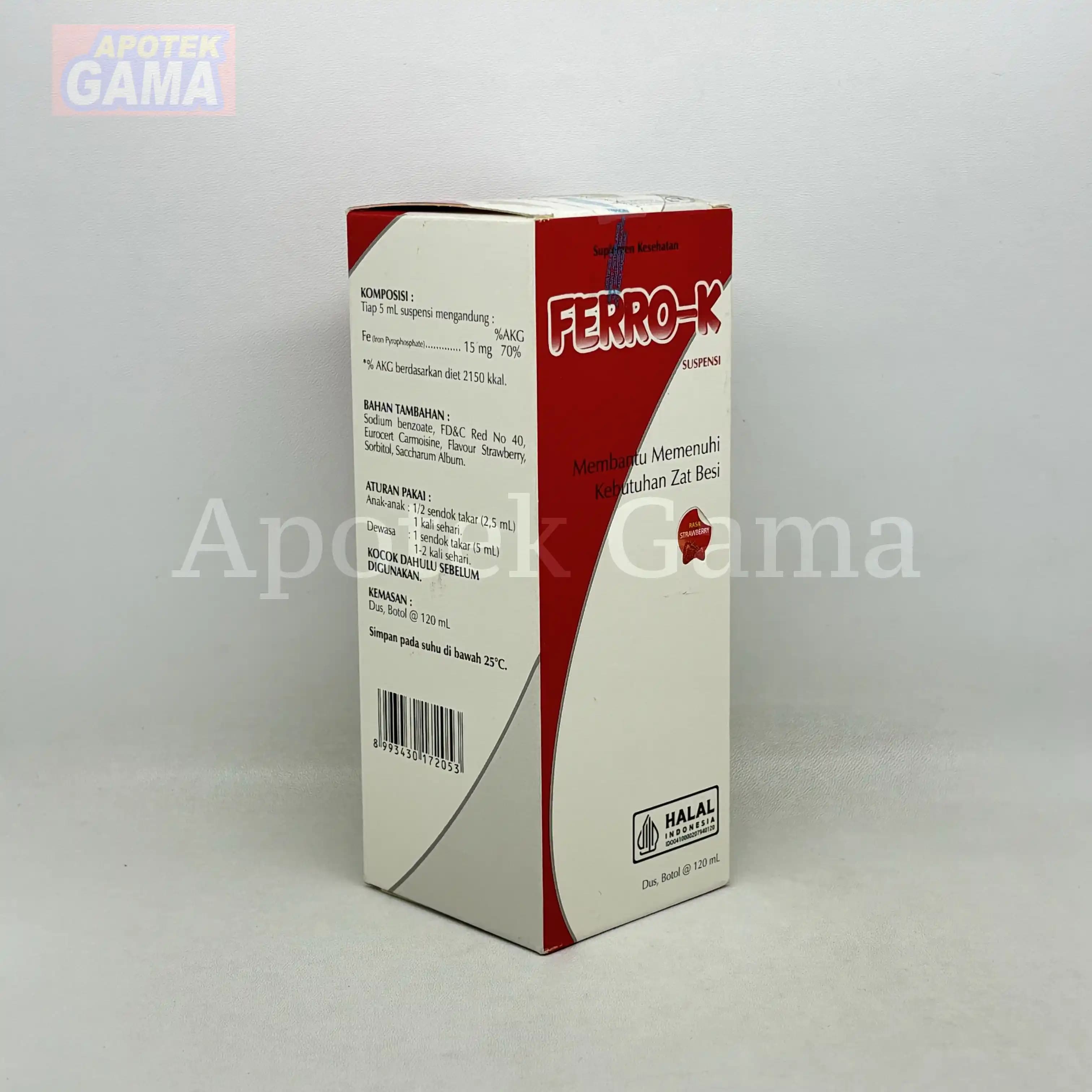 FERRO.K SYR 120 ML 4