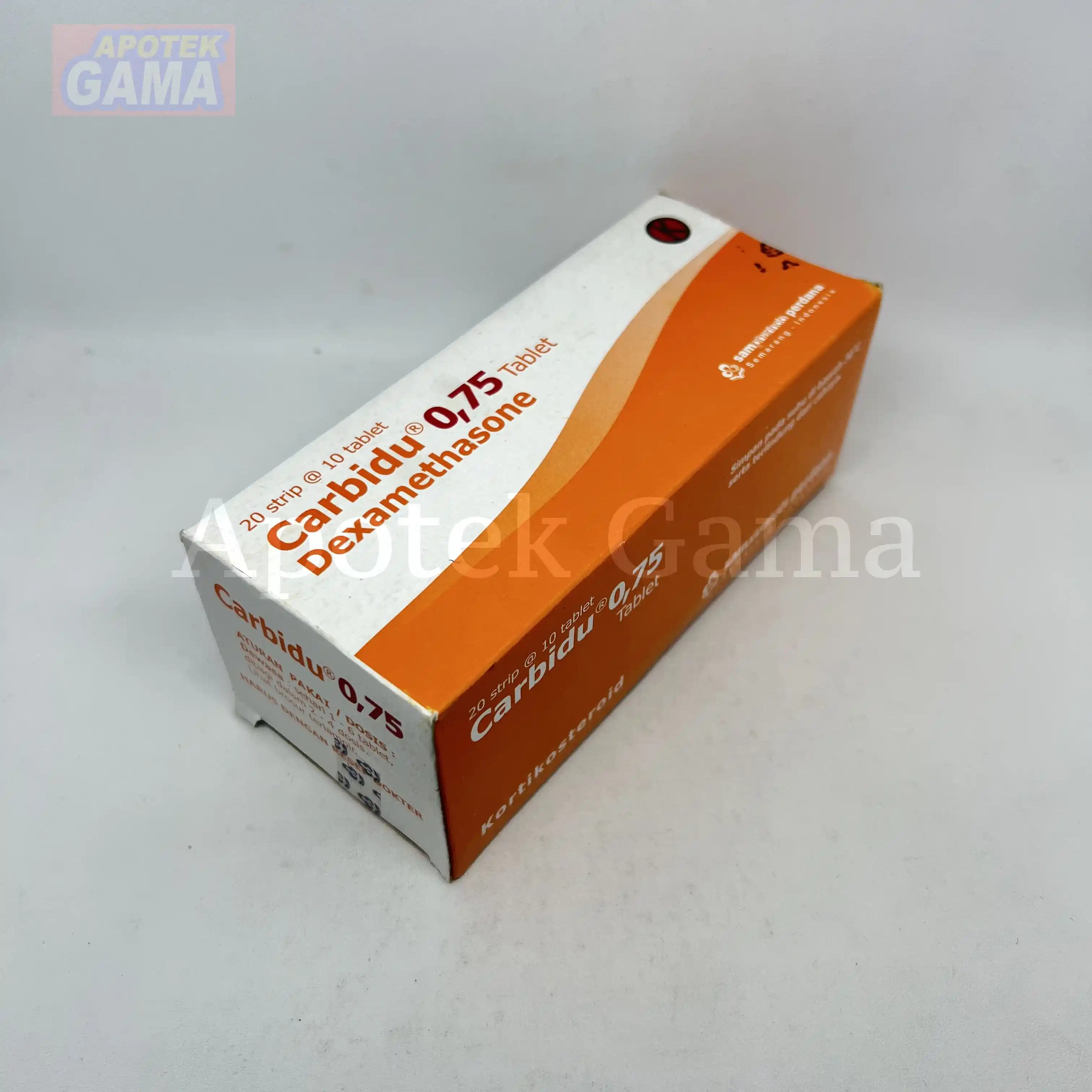 CARBIDU 0,75 /200 TAB 4