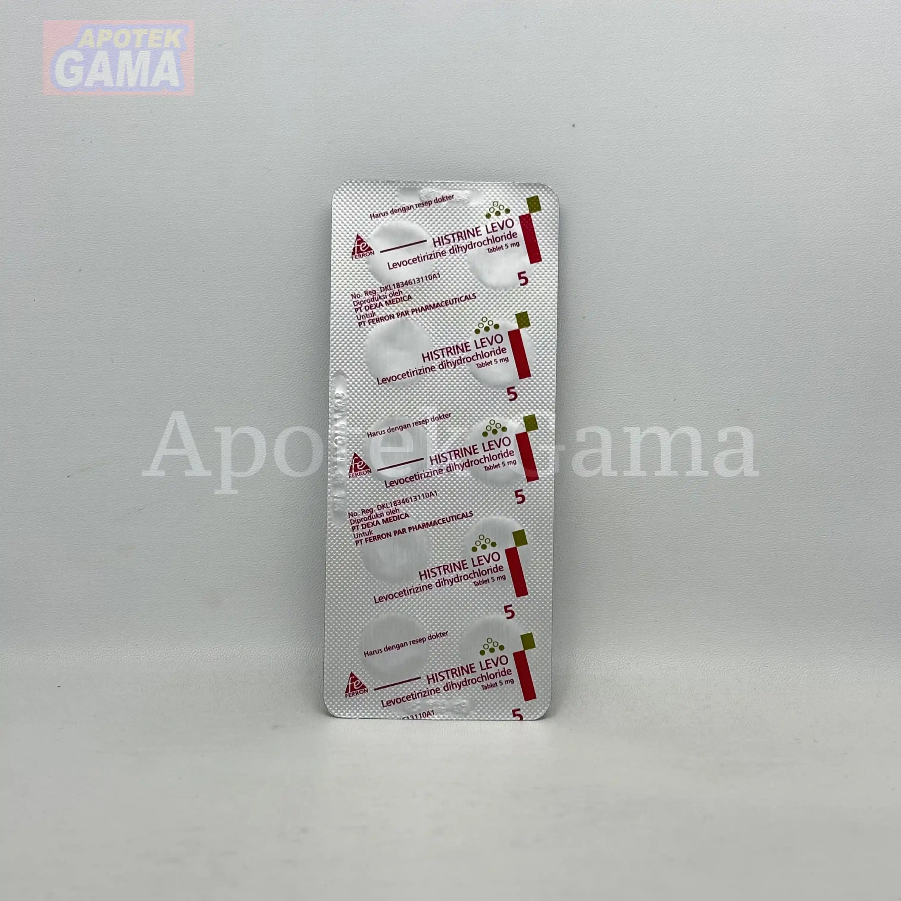 HISTRINE LEVO 5MG TAB 4