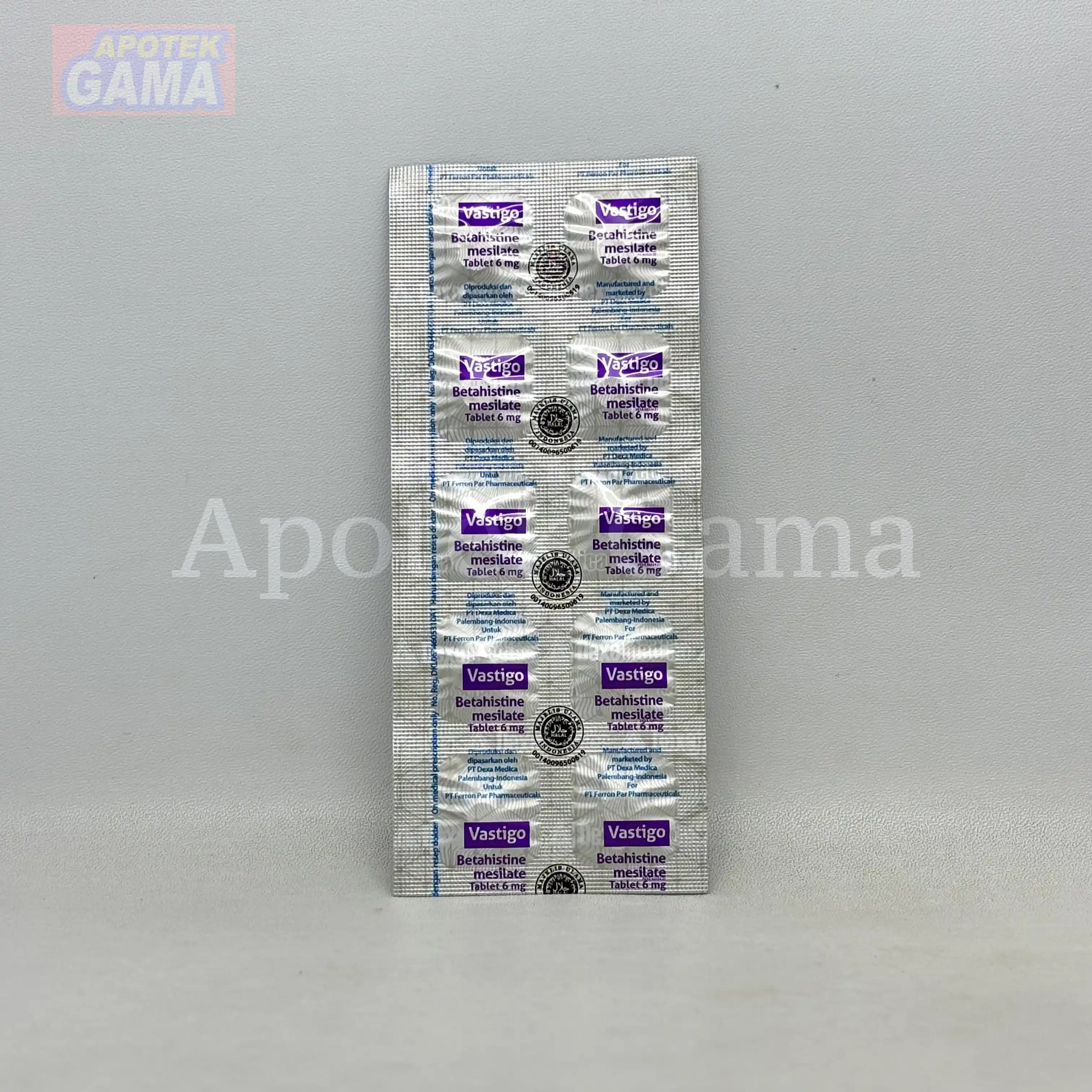 VASTIGO TAB 6MG 2