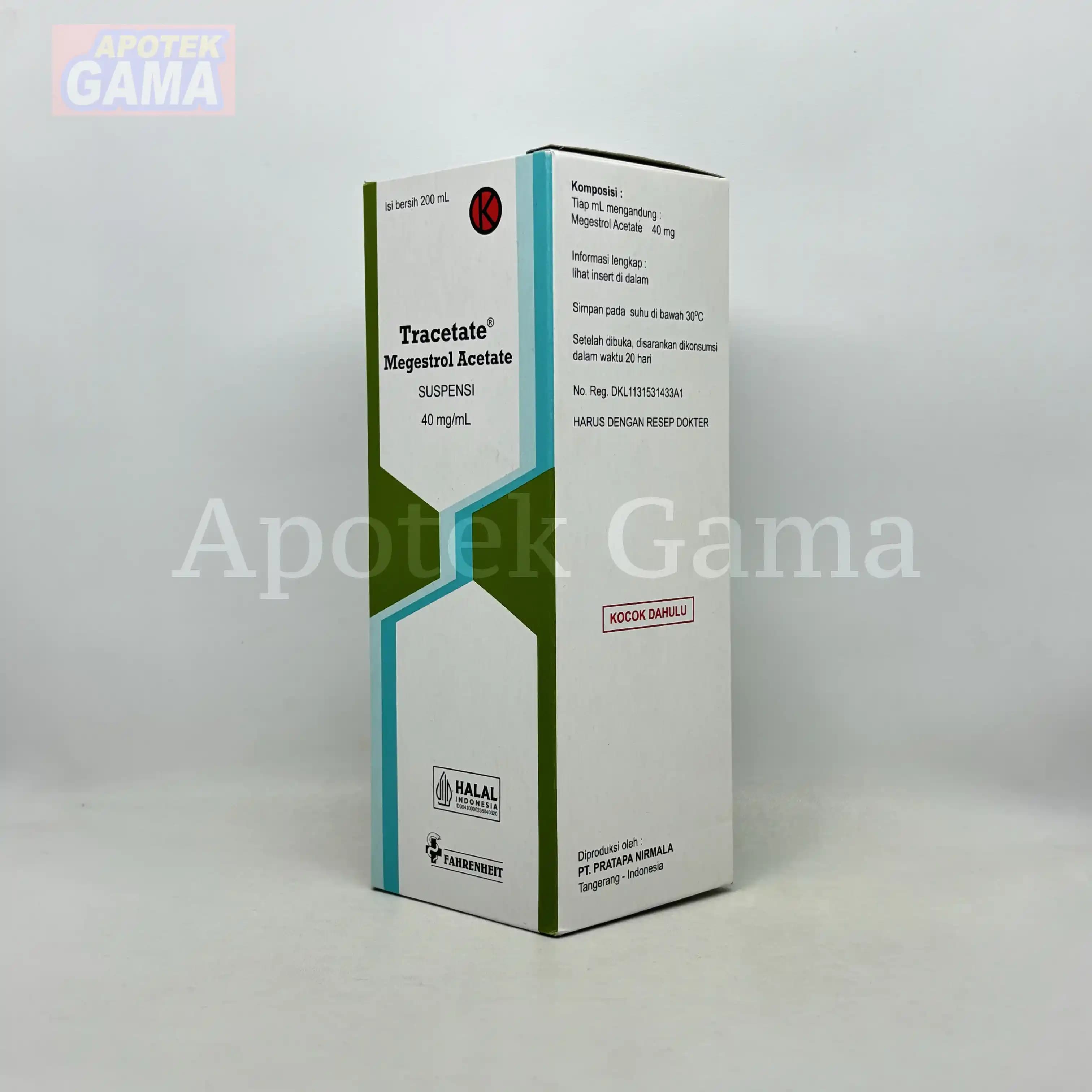 TRACETATE MEGESTROL ACETATE SUSPENSI 40 MG 200 ML
