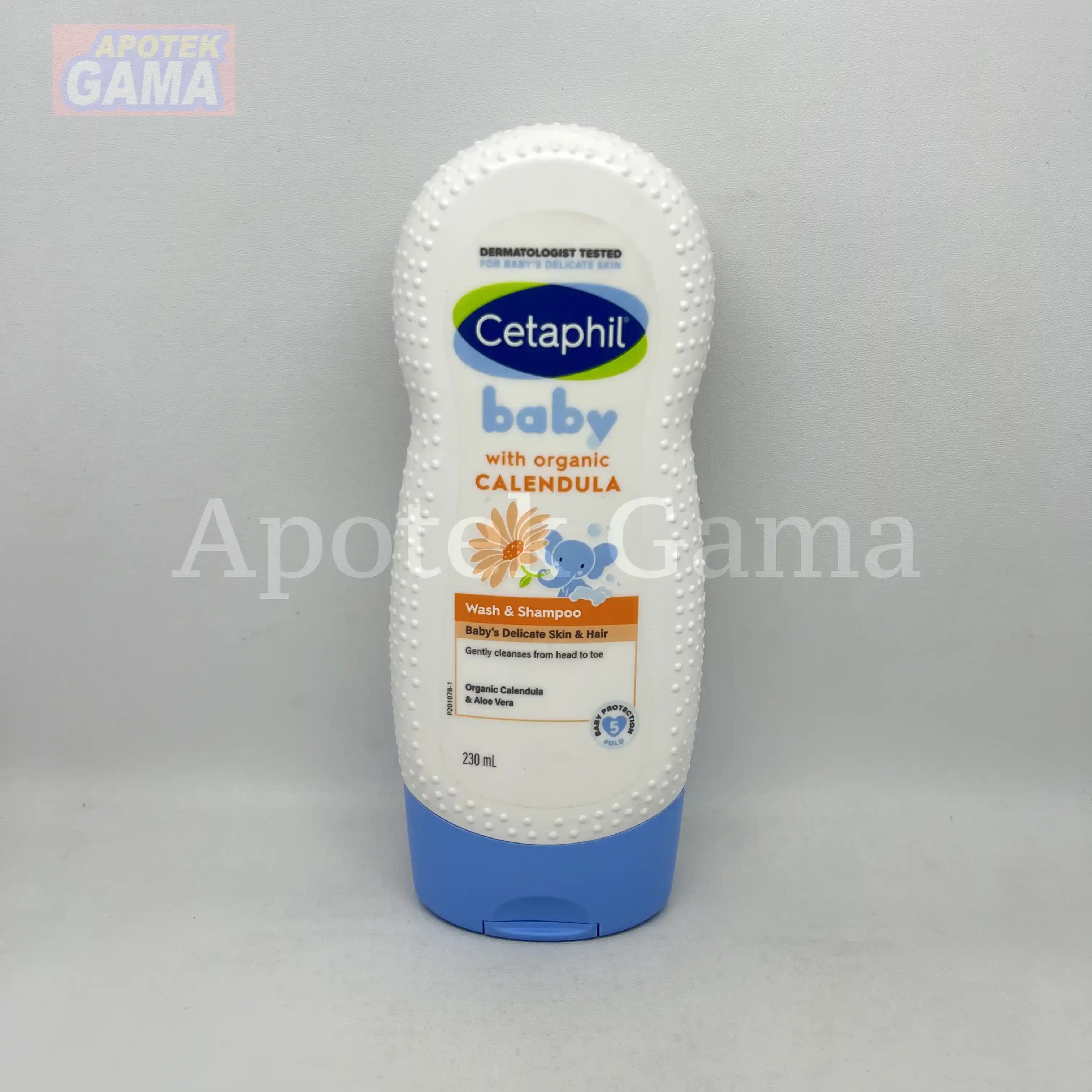 CETAPHIL BABY WASH & SHAMPOO WITH CALENDULA 230ML