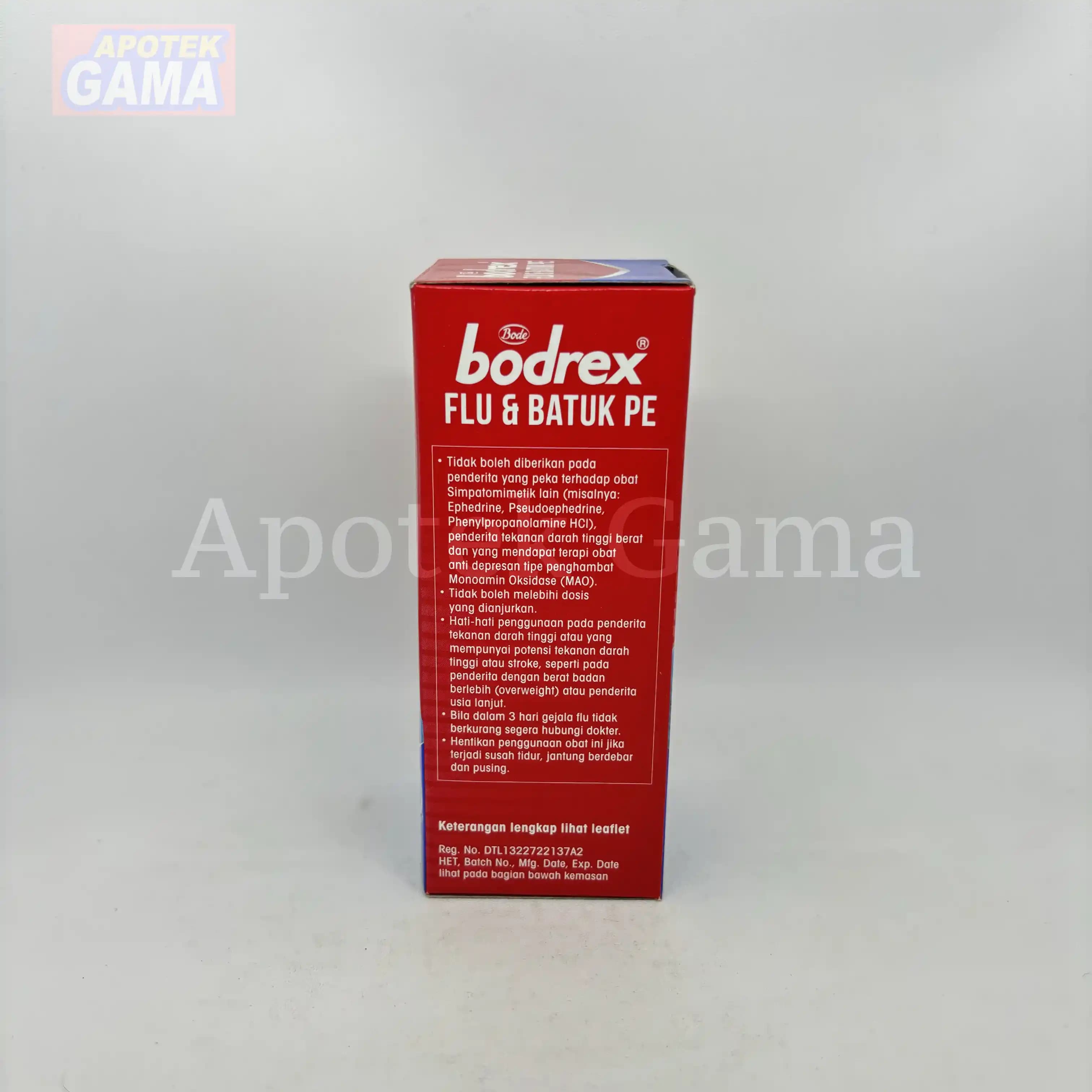 BODREX FLU&BATUK PE KAP 4S 4