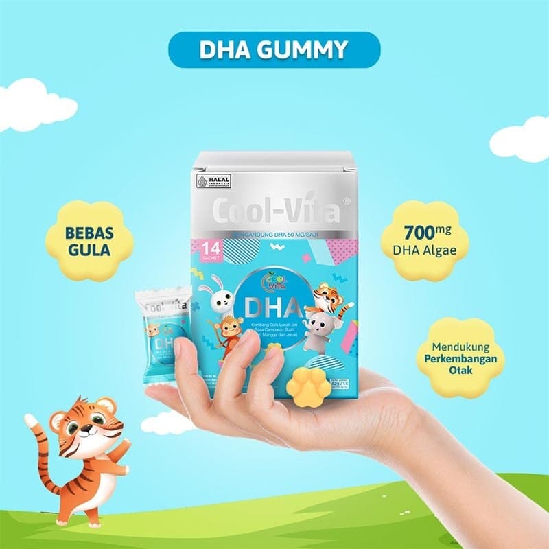 COOLVITA DHA GUMMY POUCH 10PCS