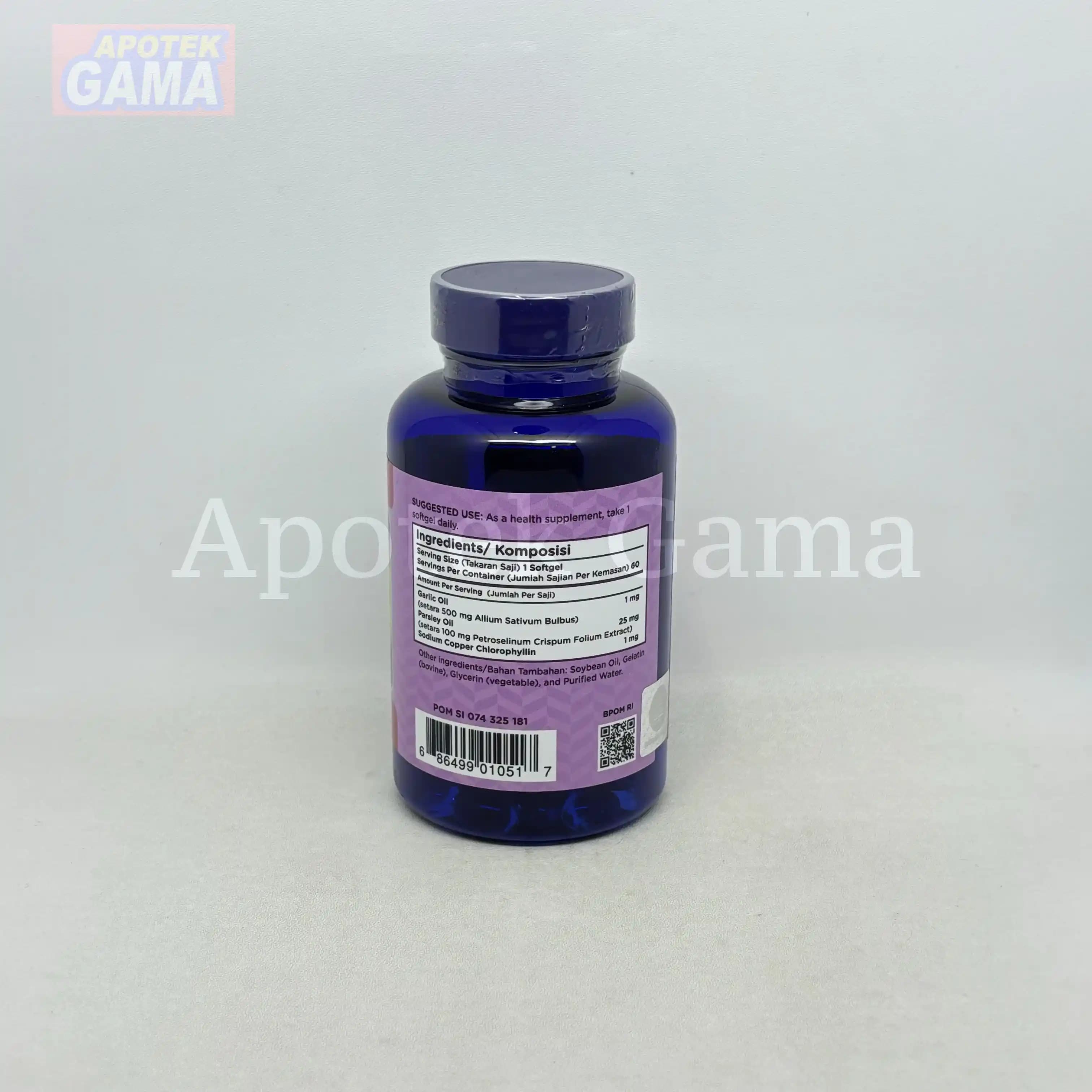 WELLNESS ODORLESS GARLIC 60S 2