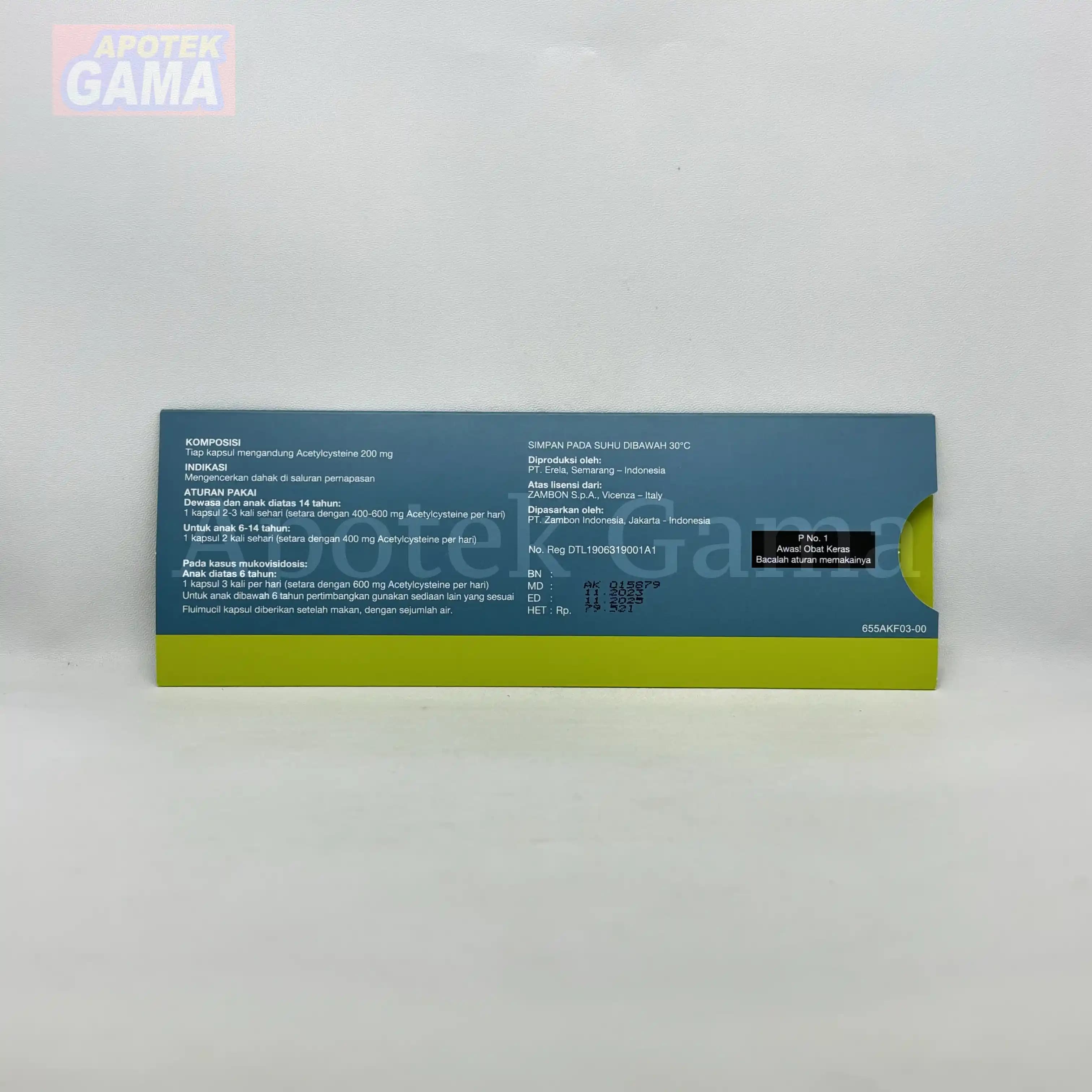 FLUIMUCIL 200 MG KAP 5