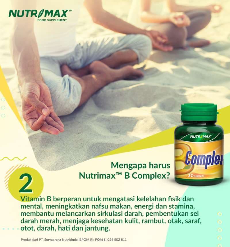 NUTRIMAX B COMPLEX 30TAB 4