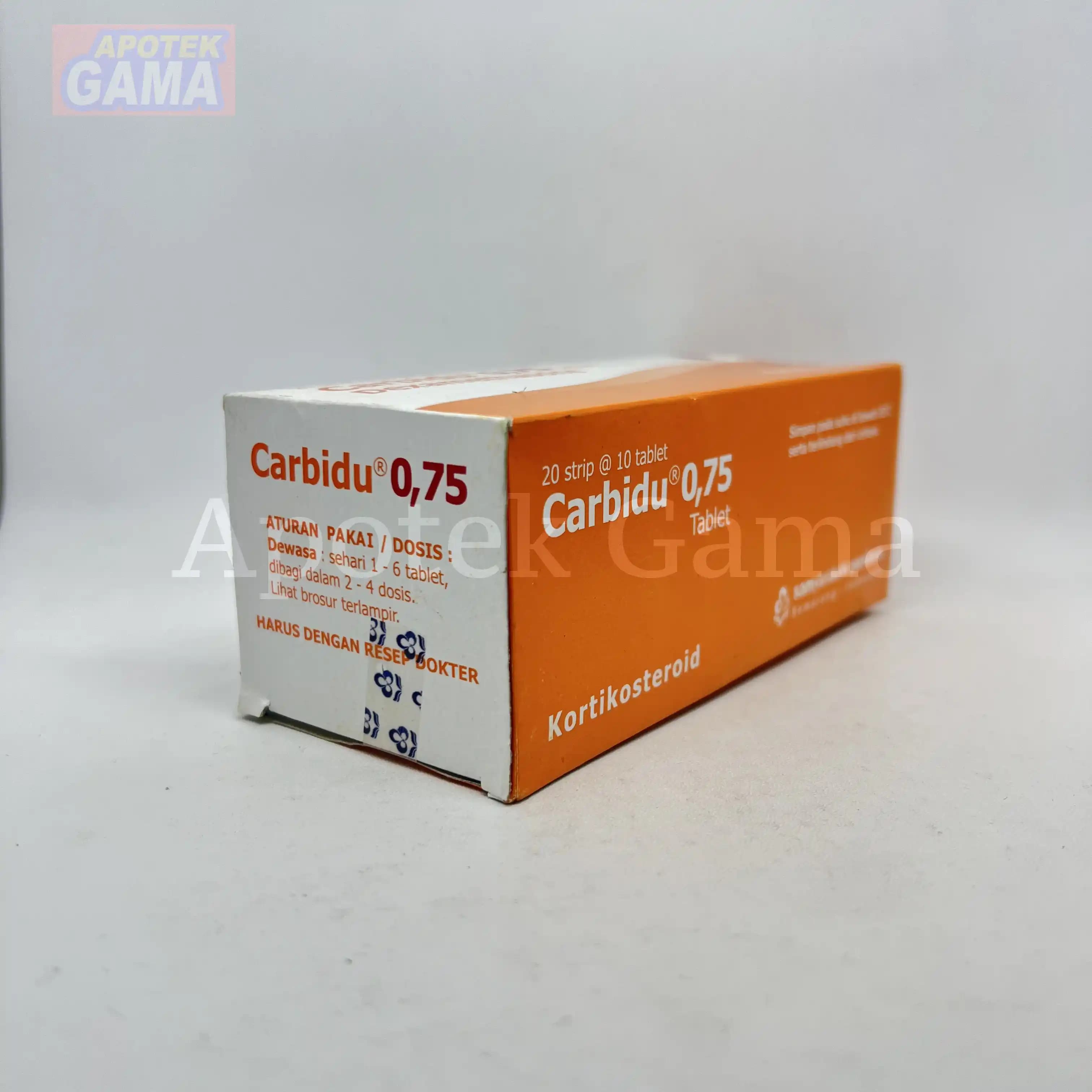 CARBIDU 0,75 /200 TAB 6