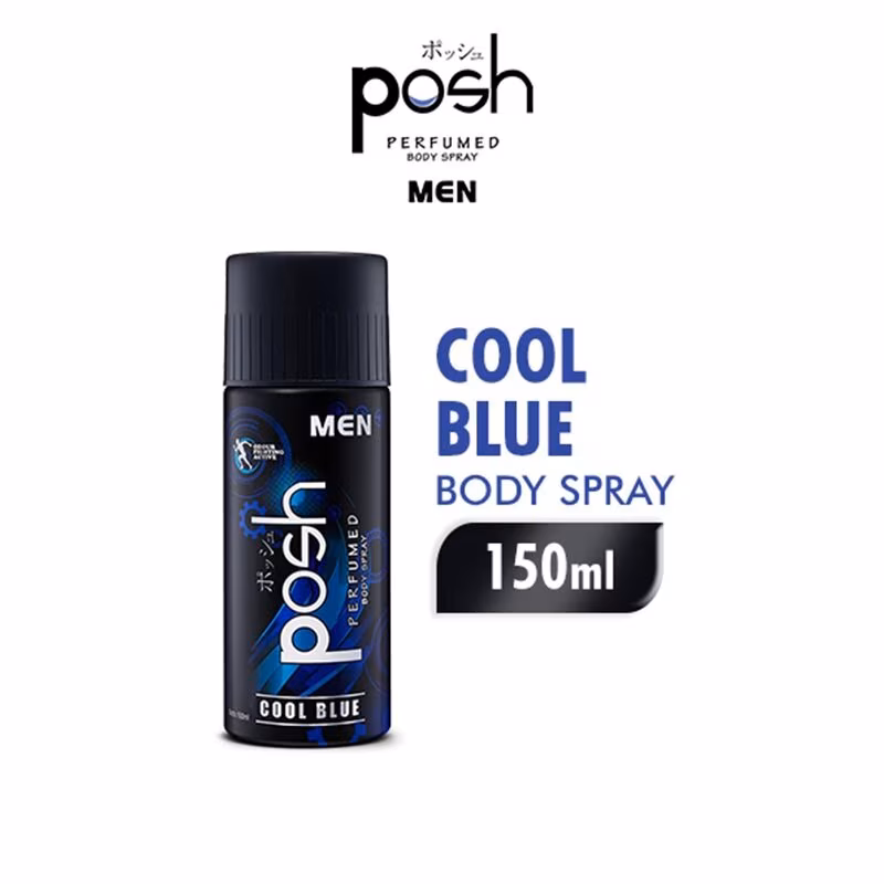 POSH SPRAY MEN COOL BLUE 150ML 2