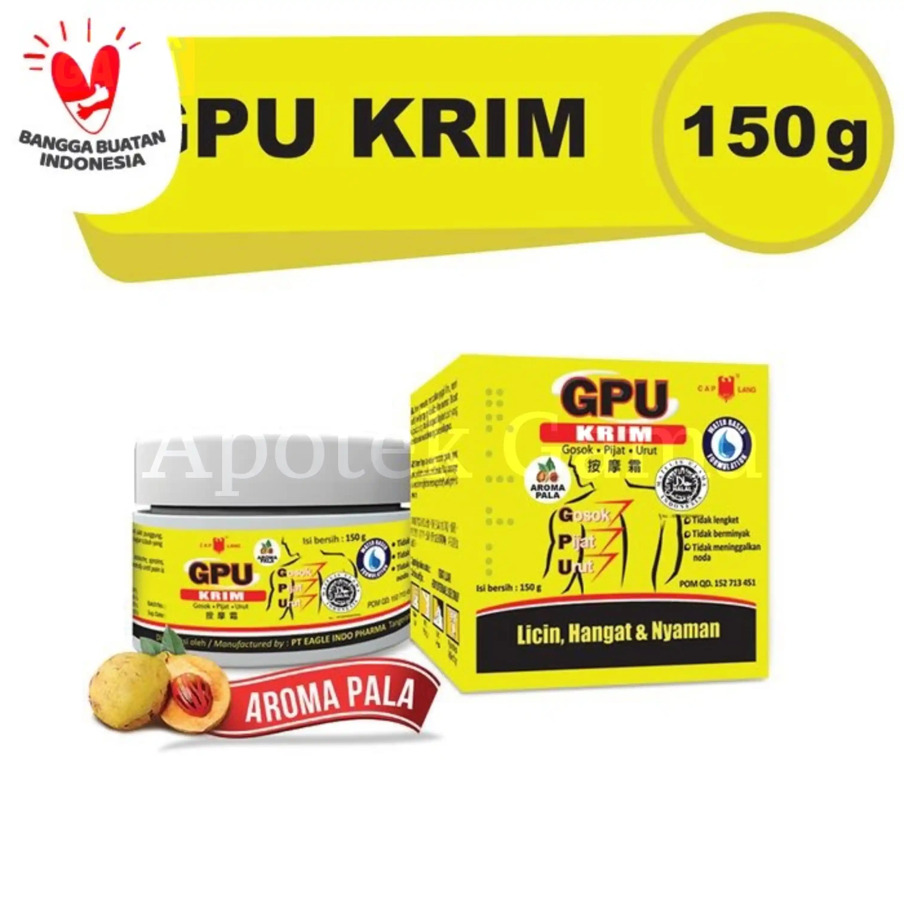 GPU KRIM MINYAK PALA 150 G