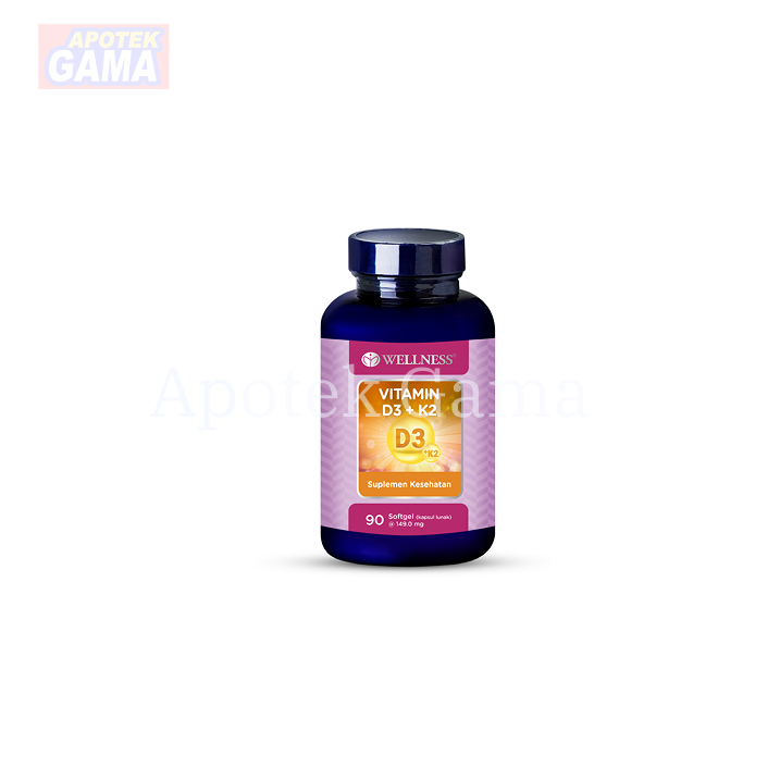 WELLNESS VITAMIN D3+K2 90S