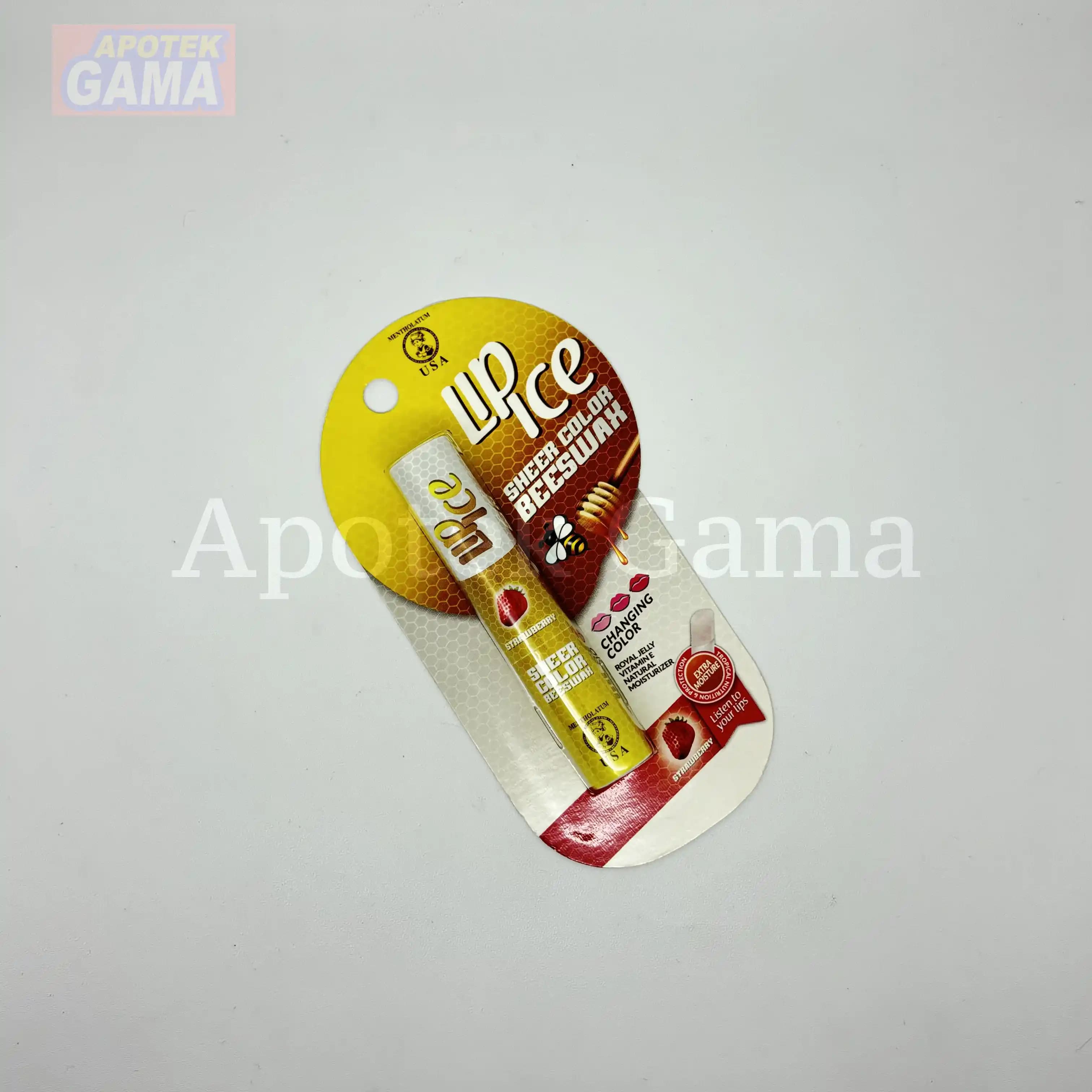 ACNES LIP ICE SHEER COLOR BEE WAX STRAWBERRY 3