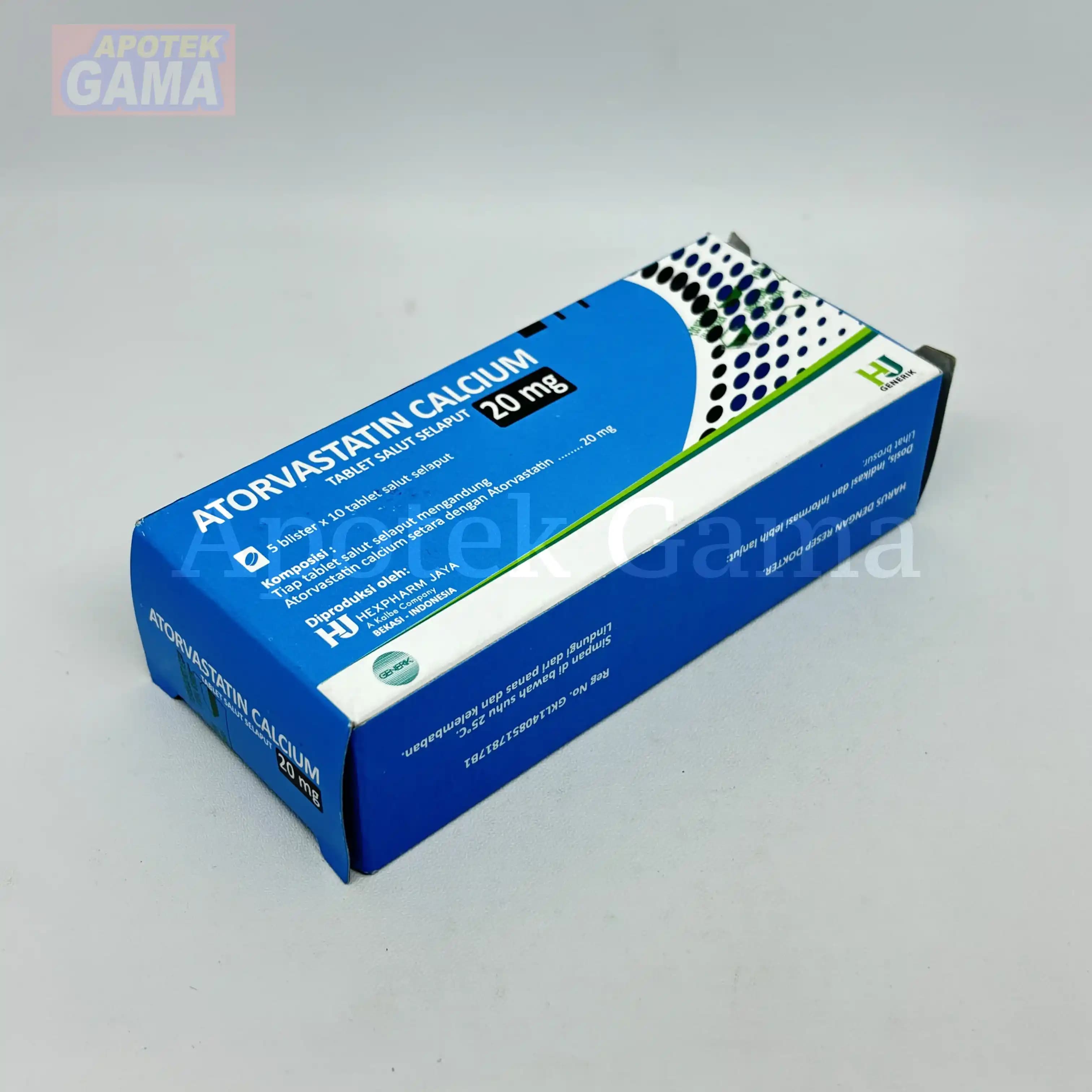 ATORVASTATIN 20 MG BRAND HJ