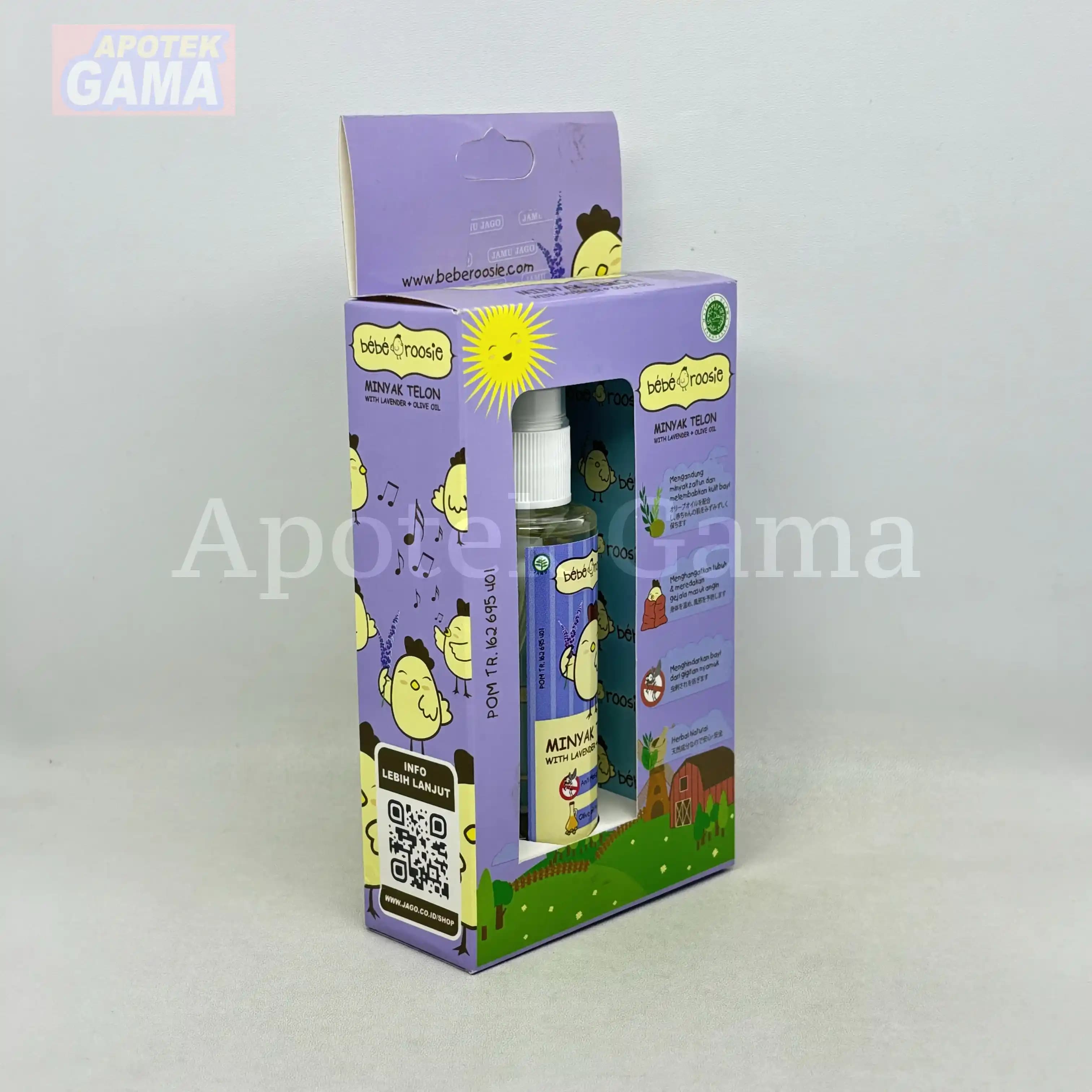 BEBE ROOSIE MINYAK TELON WITH LAVENDER + OLIVE OIL  2