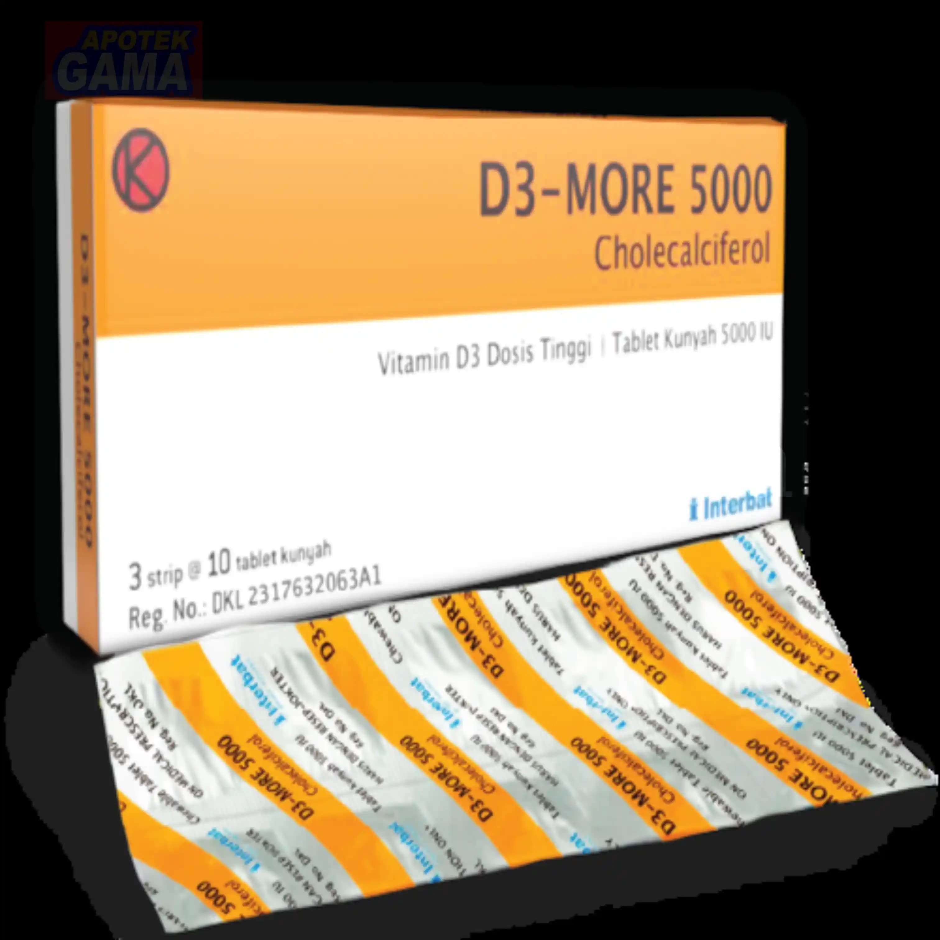 D3 MORE 5000 TABLET