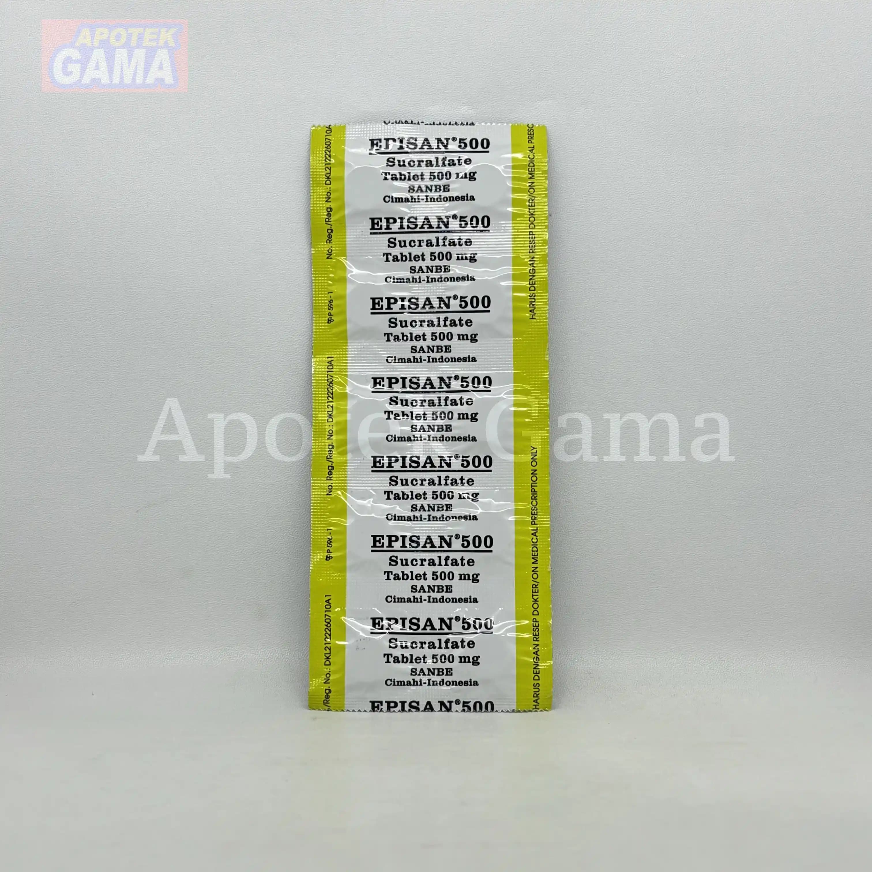 EPISAN TAB 500MG 4