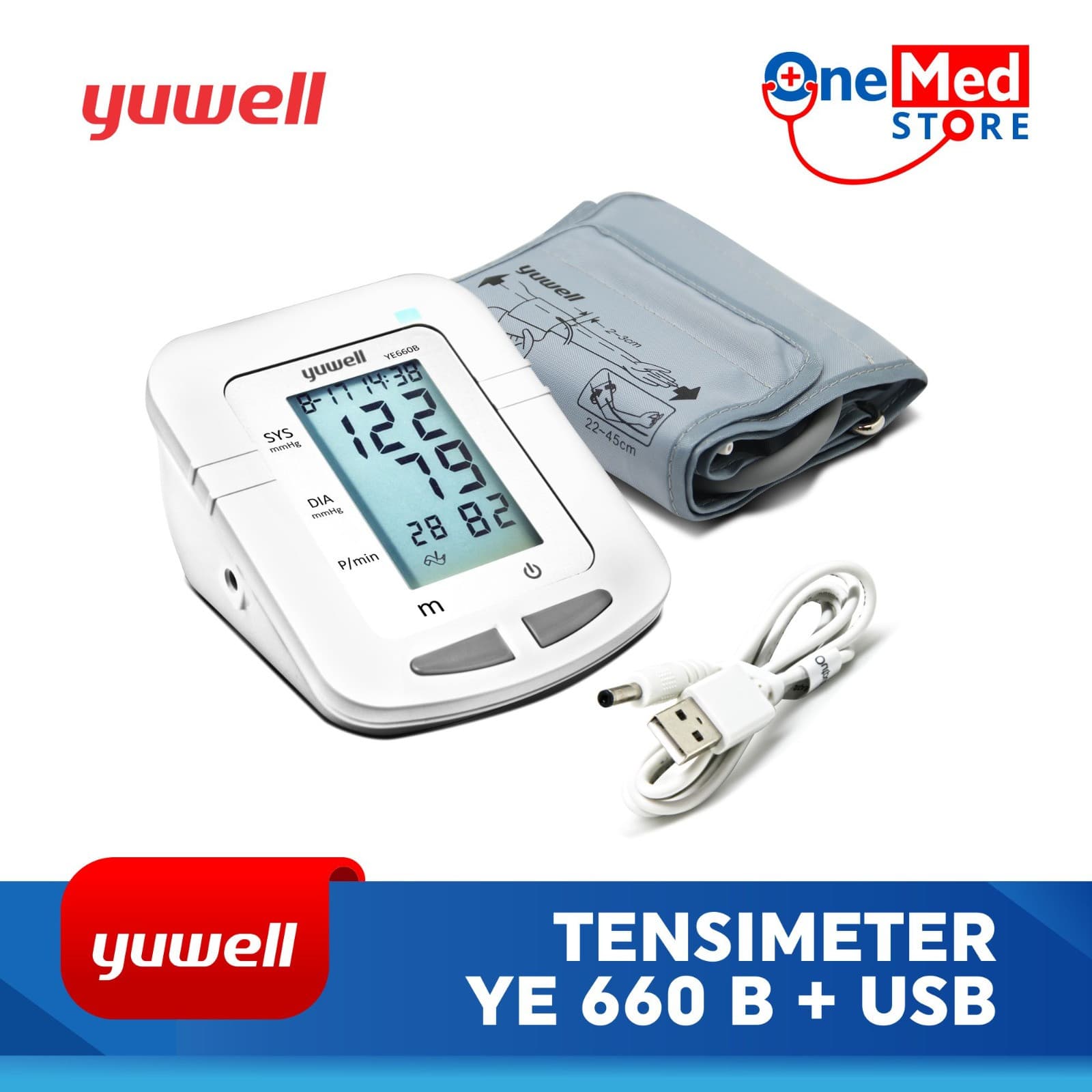 TENSI DIGITAL YUWELL+USB YE660B