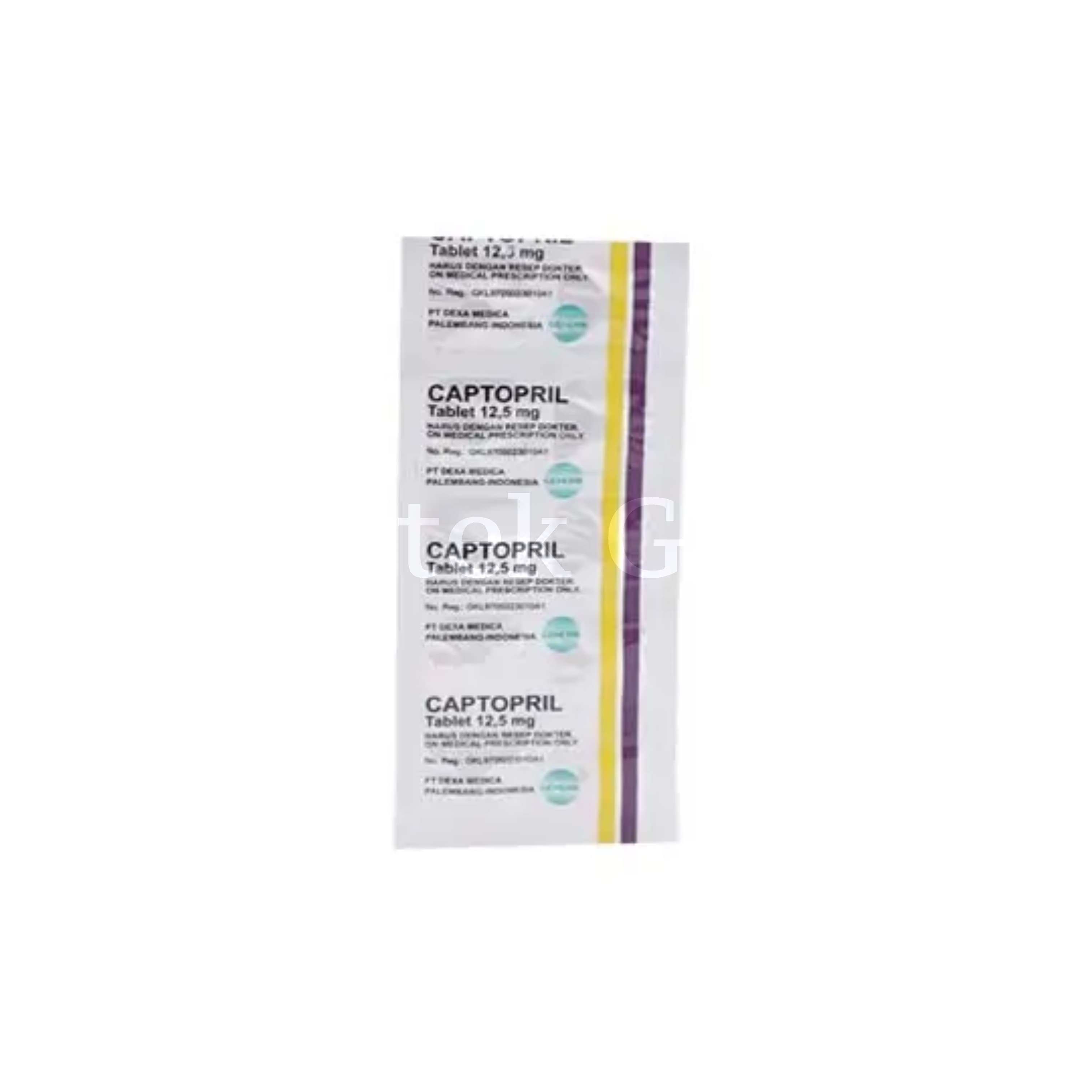 CAPTOPRIL TAB 12.5 (GEN)