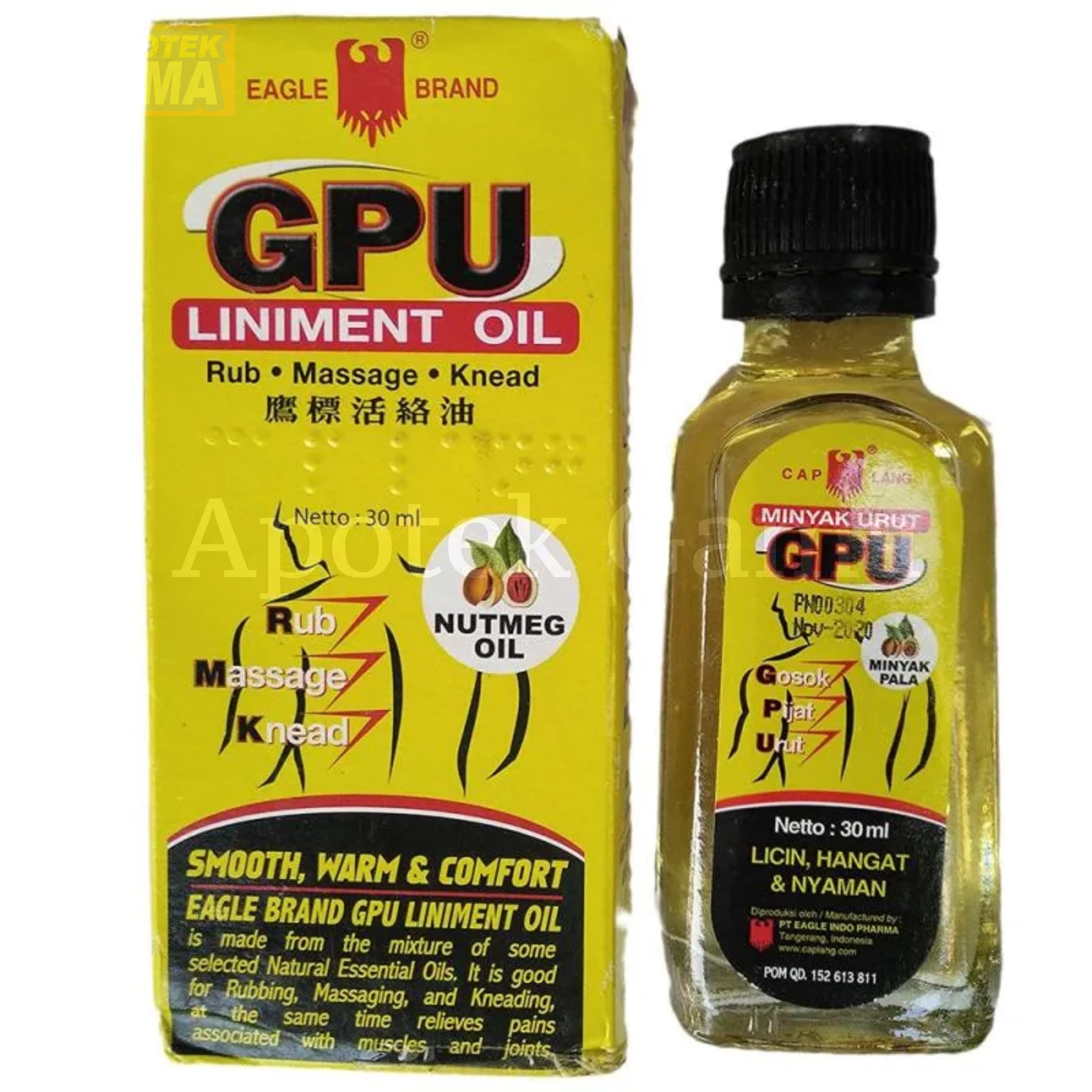 GPU 30 ML MINYAK PALA