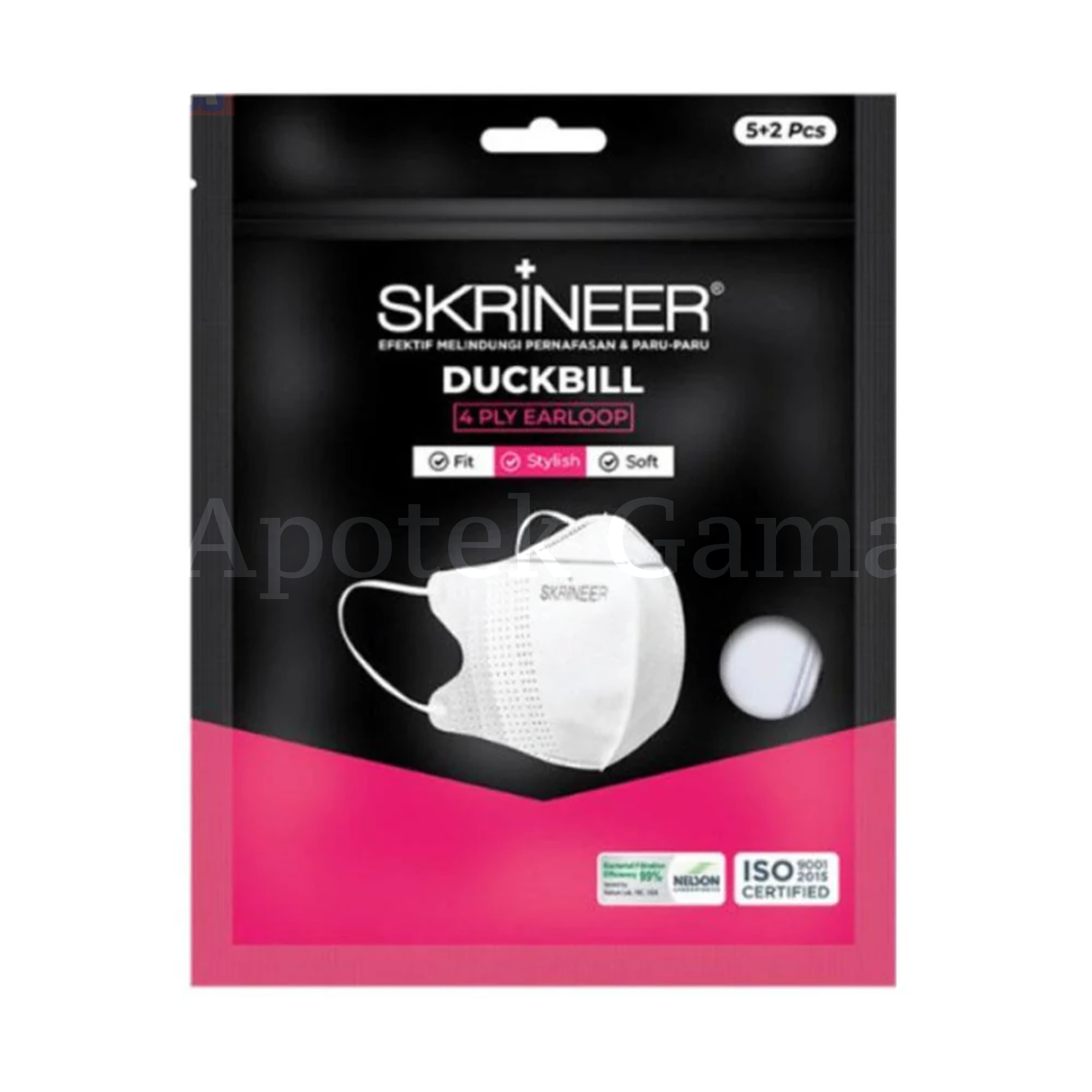SKRINEER DUCKBILL HITAM 2
