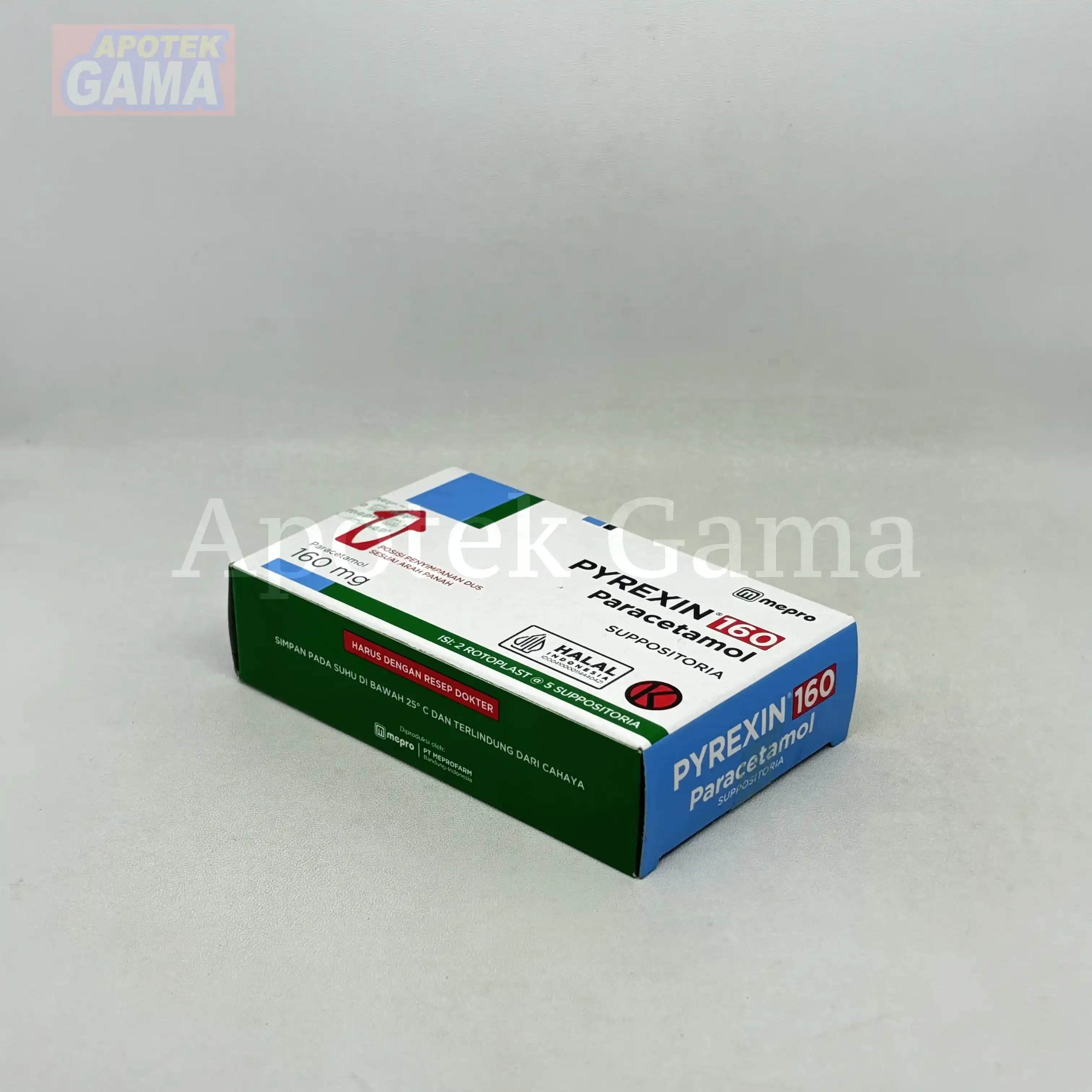PYREXIN SUPP 160MG 4