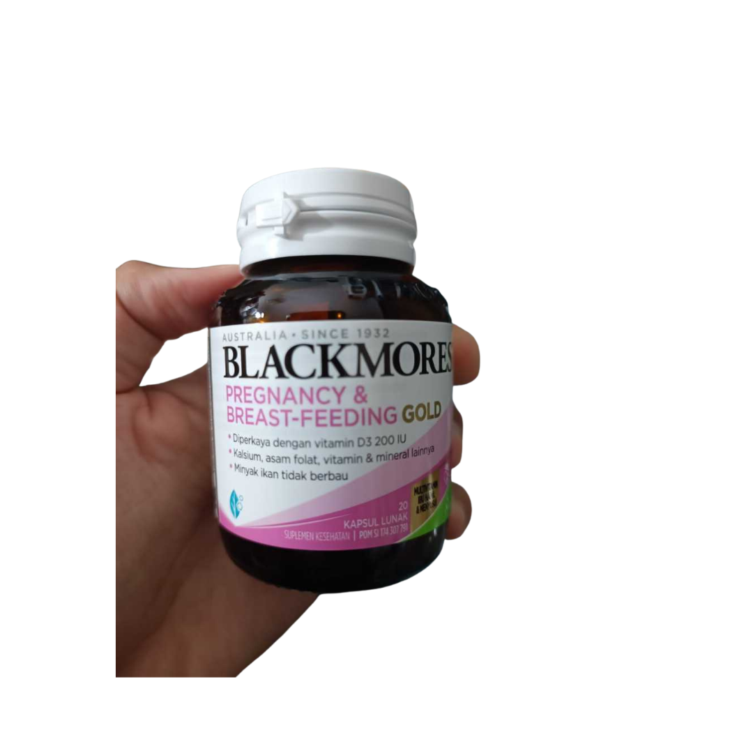 BLACKMORES PREGNANCY & BF GOLD 20S NEW REFORMULASI 5